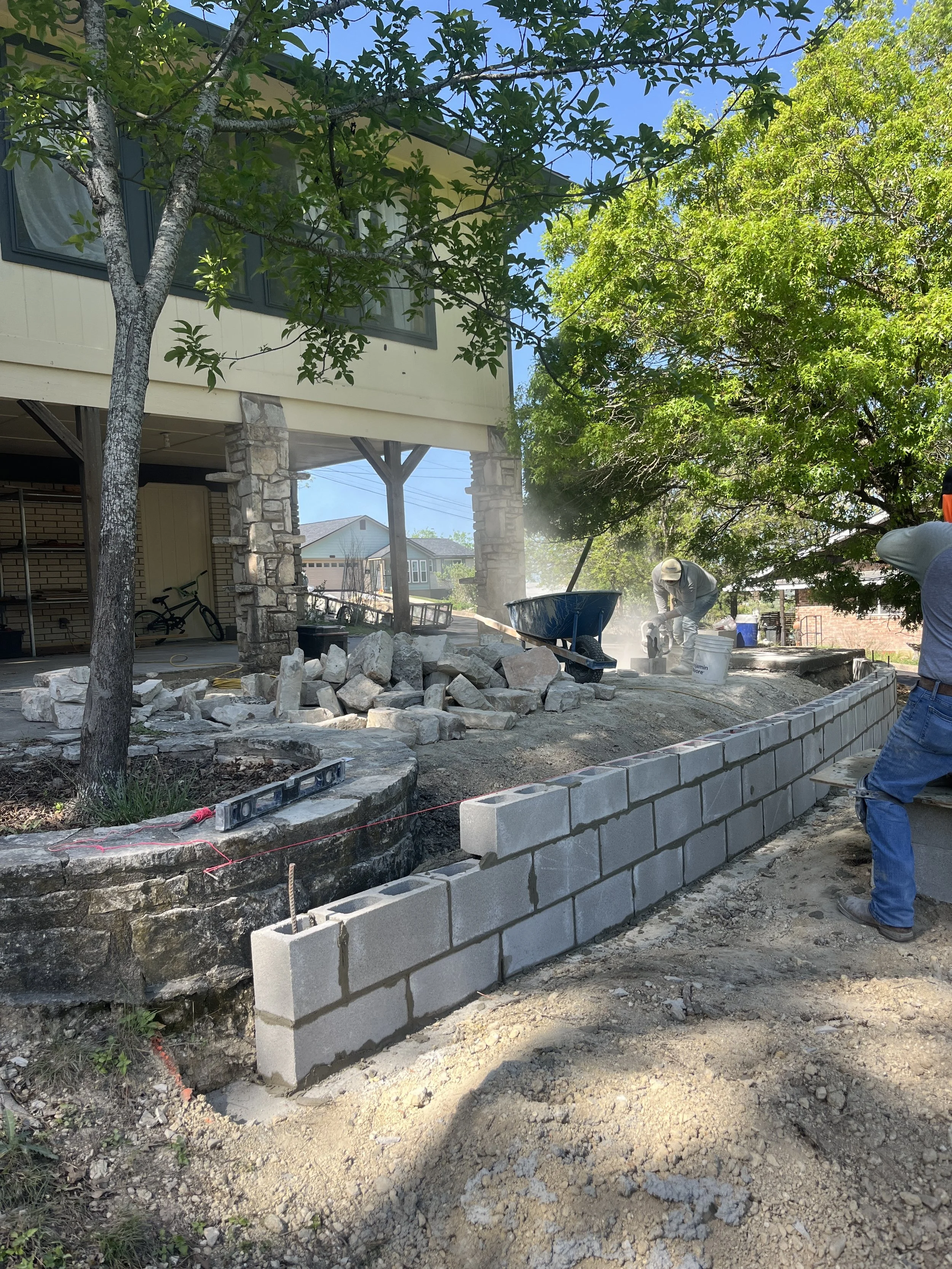 CONSTRUCTION BEGINS