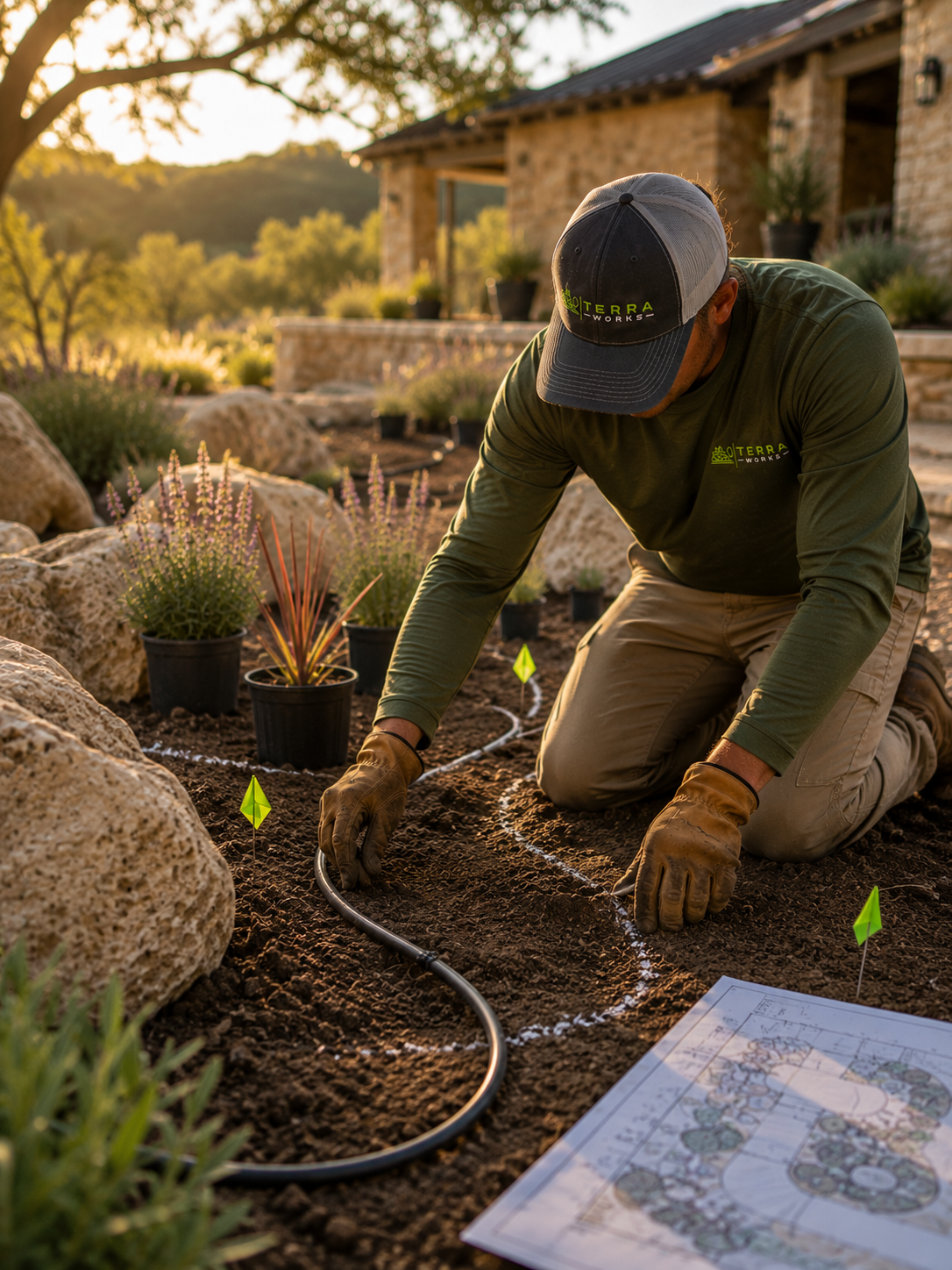 Plant Bed Shaping & Layout
