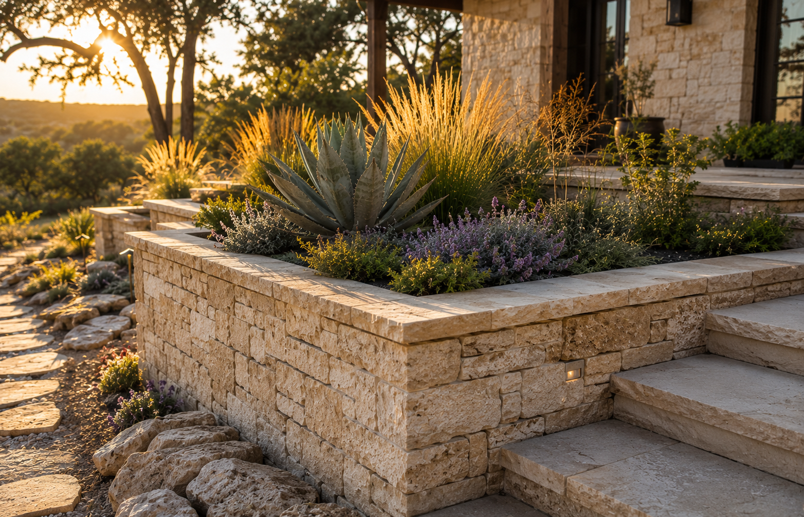 Stone & Block Planters