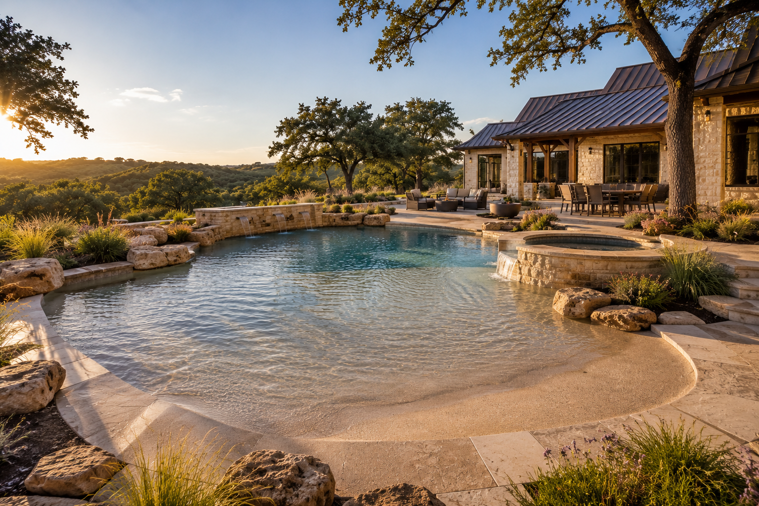 Zero-Entry / Beach-Entry Pools