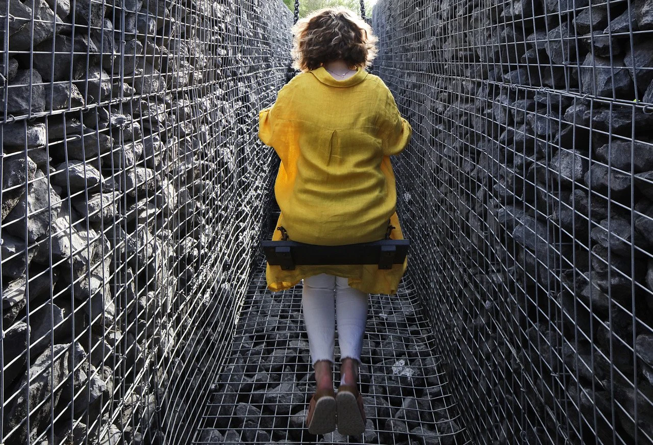 Mona Hatoum, Full Swing, Bruges Triennial 2024 © Filip Dujardin