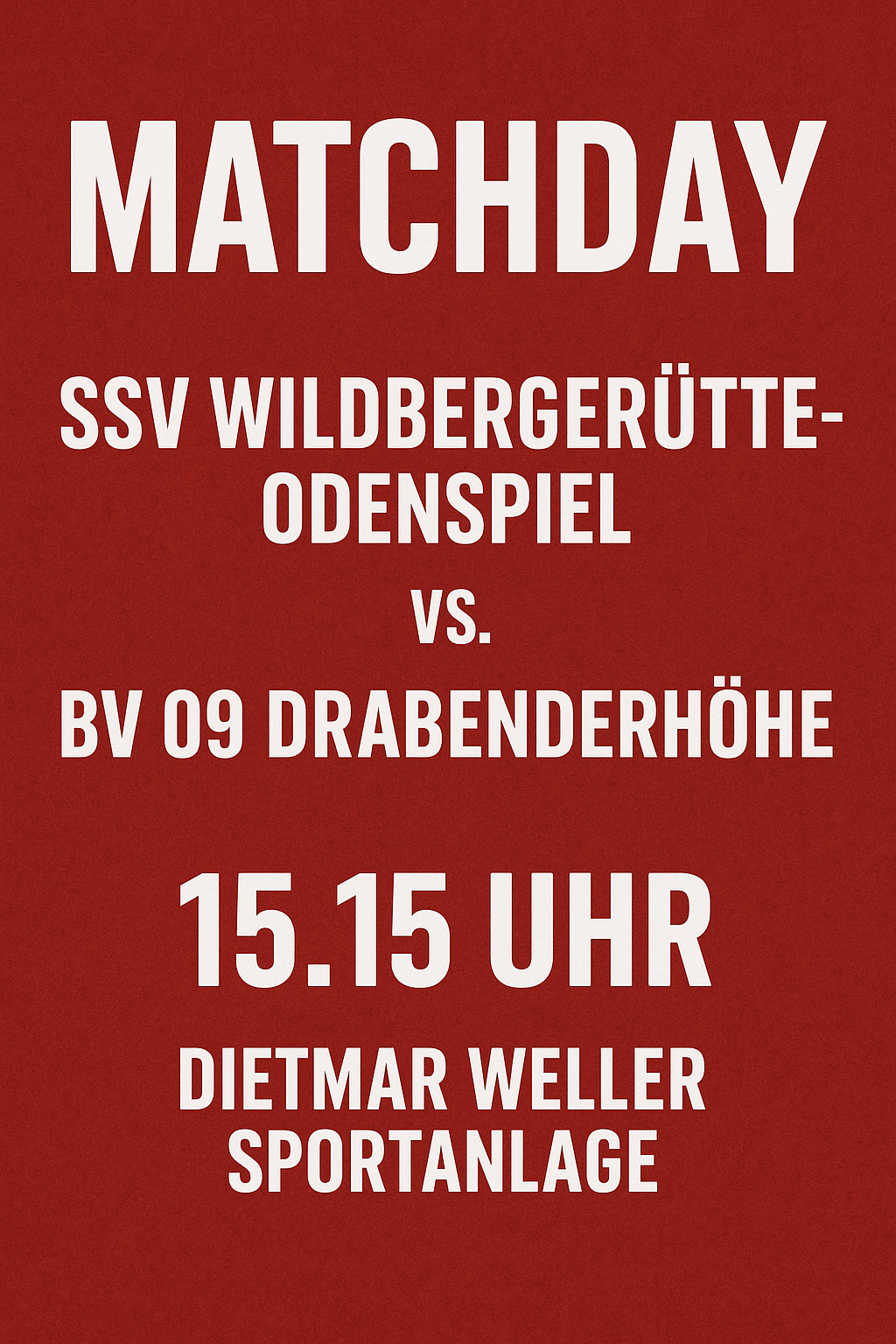 UNSERE ERSTE: AUF GEHT`S JUNGS!