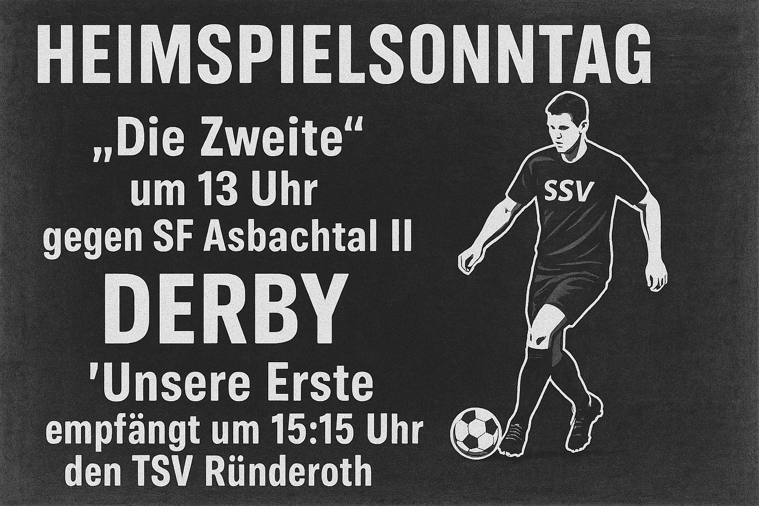 Derby &amp; Spannung pur AUF DER DIETMAR WELLER SPORTANLAGE