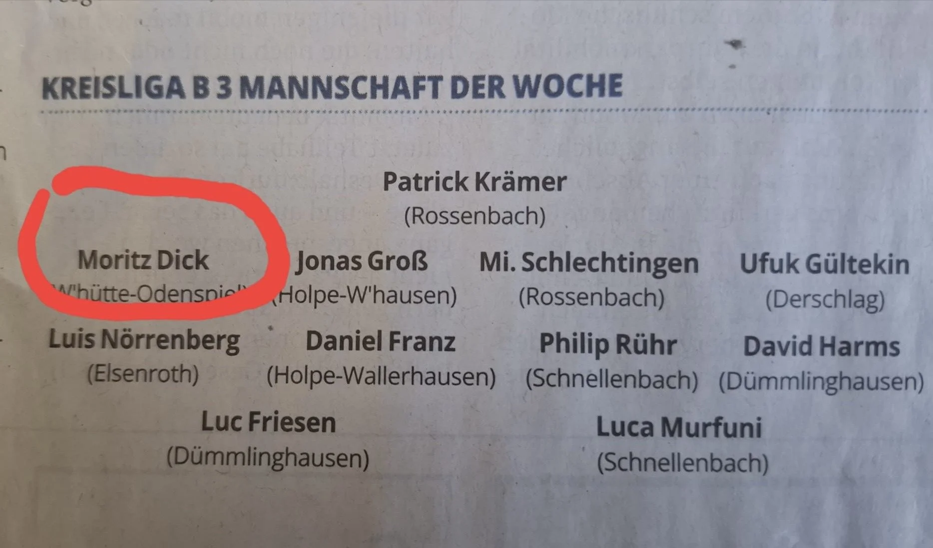 HERZLICHEN GLÜCKWUNSCH, MORITZ!