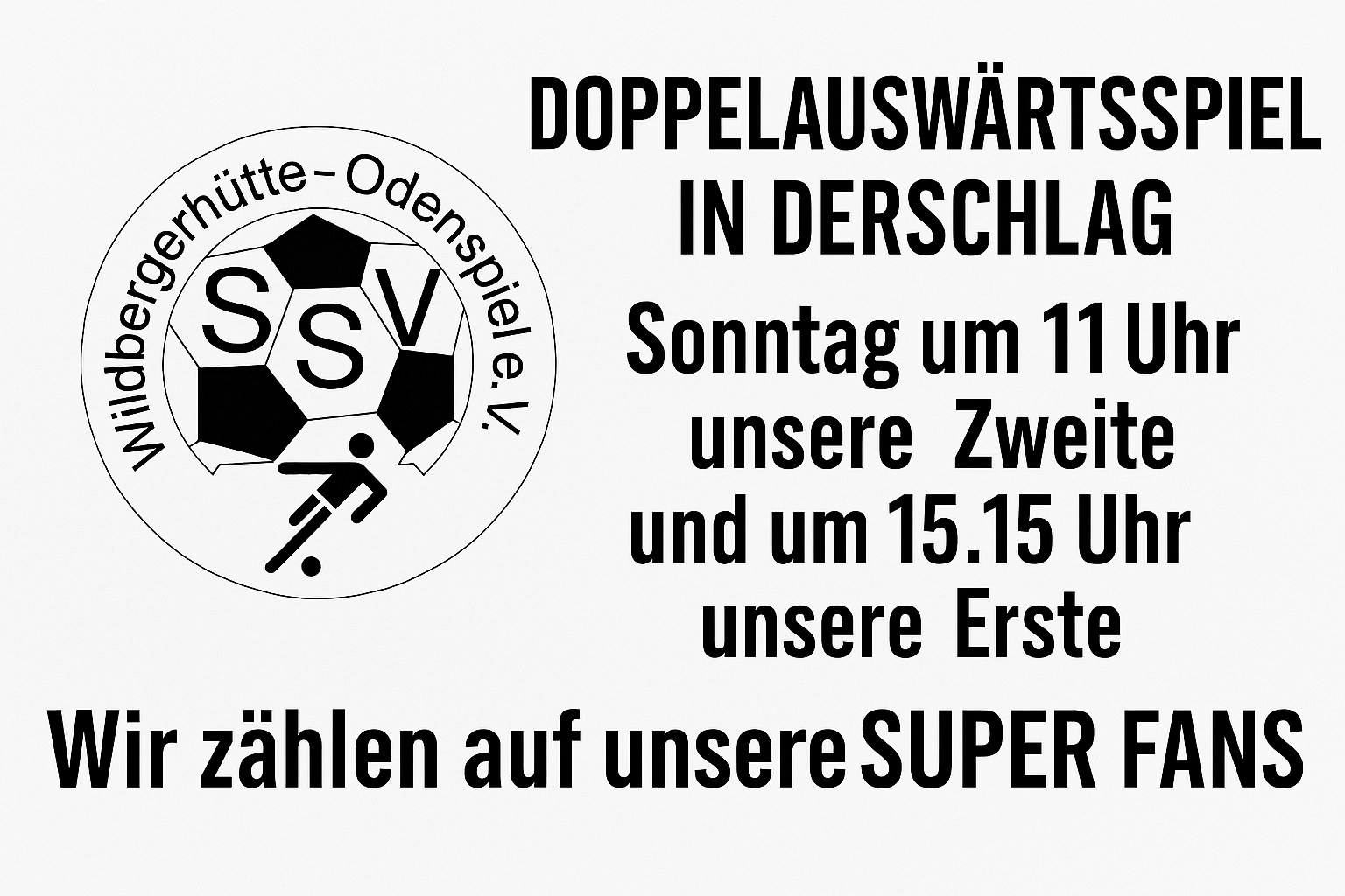 Doppelauswärtsspiel in Derschlag
