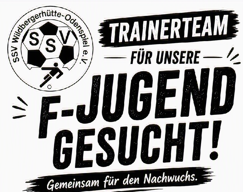 Trainerteam für unsere F-Jugend gesucht!&nbsp;