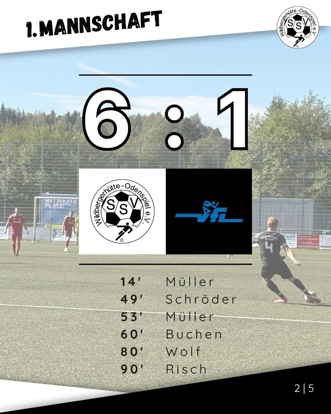SSV feiert deutlichen 6:1-Heimsieg gegen den VfL Engelskirchen