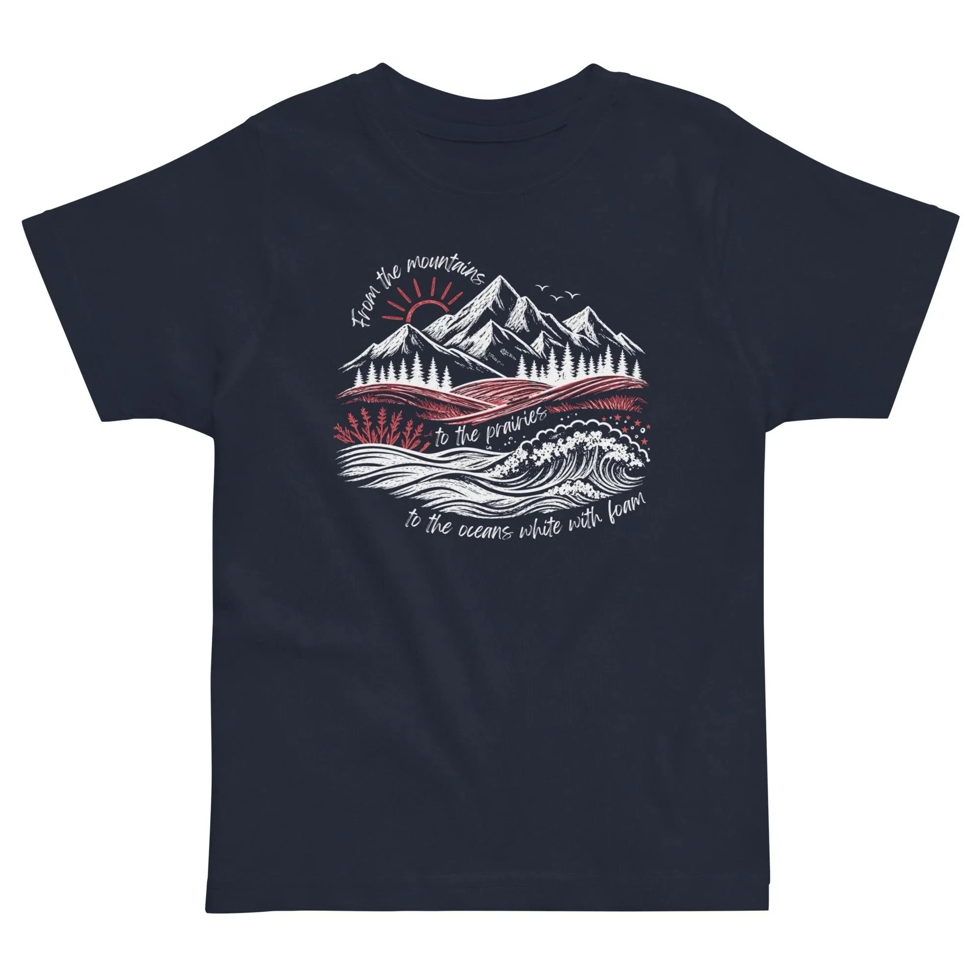 &ldquo;From the mountains, to the prairies, to the oceans white with foam&hellip;&rdquo; 🇺🇸

Inspired by the timeless words of America the Beautiful, our newest tee is a tribute to the places we love most &mdash; mountain trails, open fields, rolli
