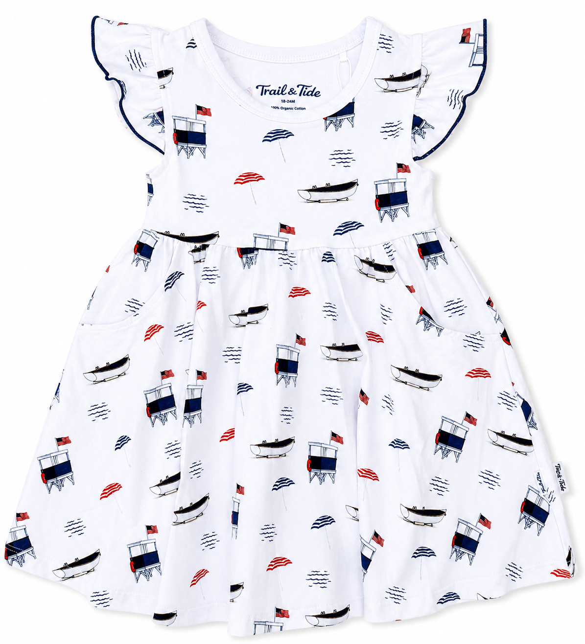 Freedom by the Sea Flutter Dress