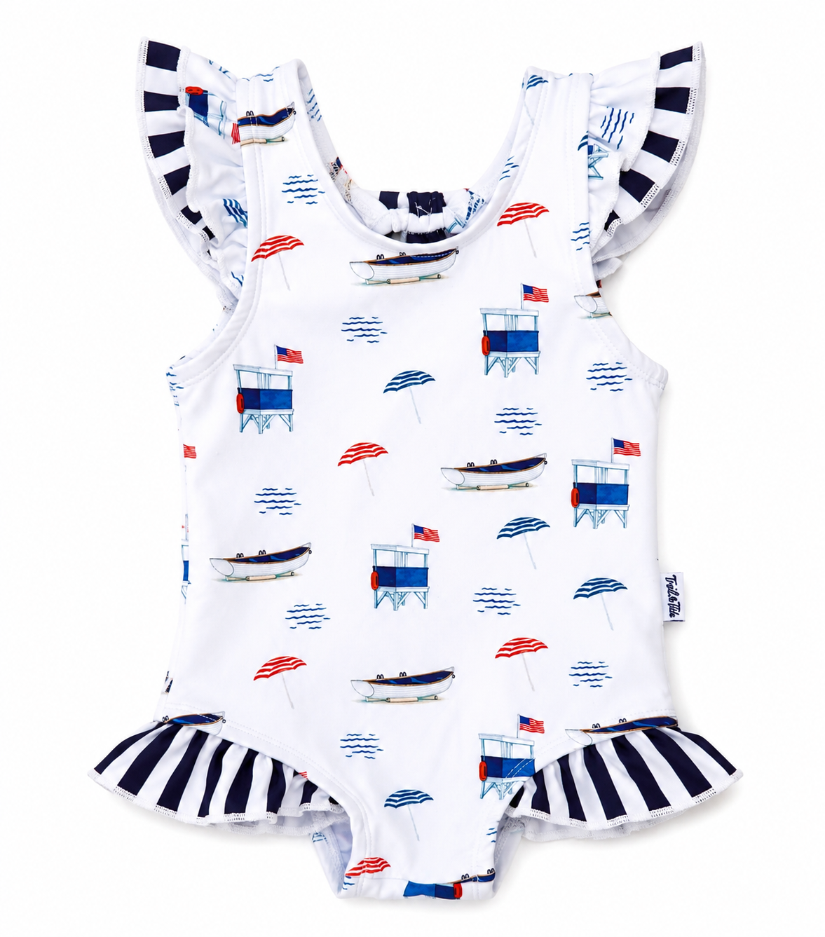 Freedom by the Sea Ruffle Swimsuit
