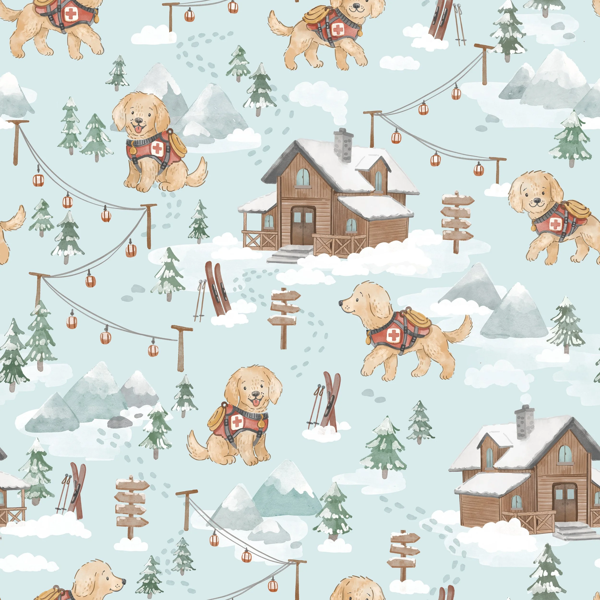 [PREORDER] Alpine Pup Adult Pajama Set