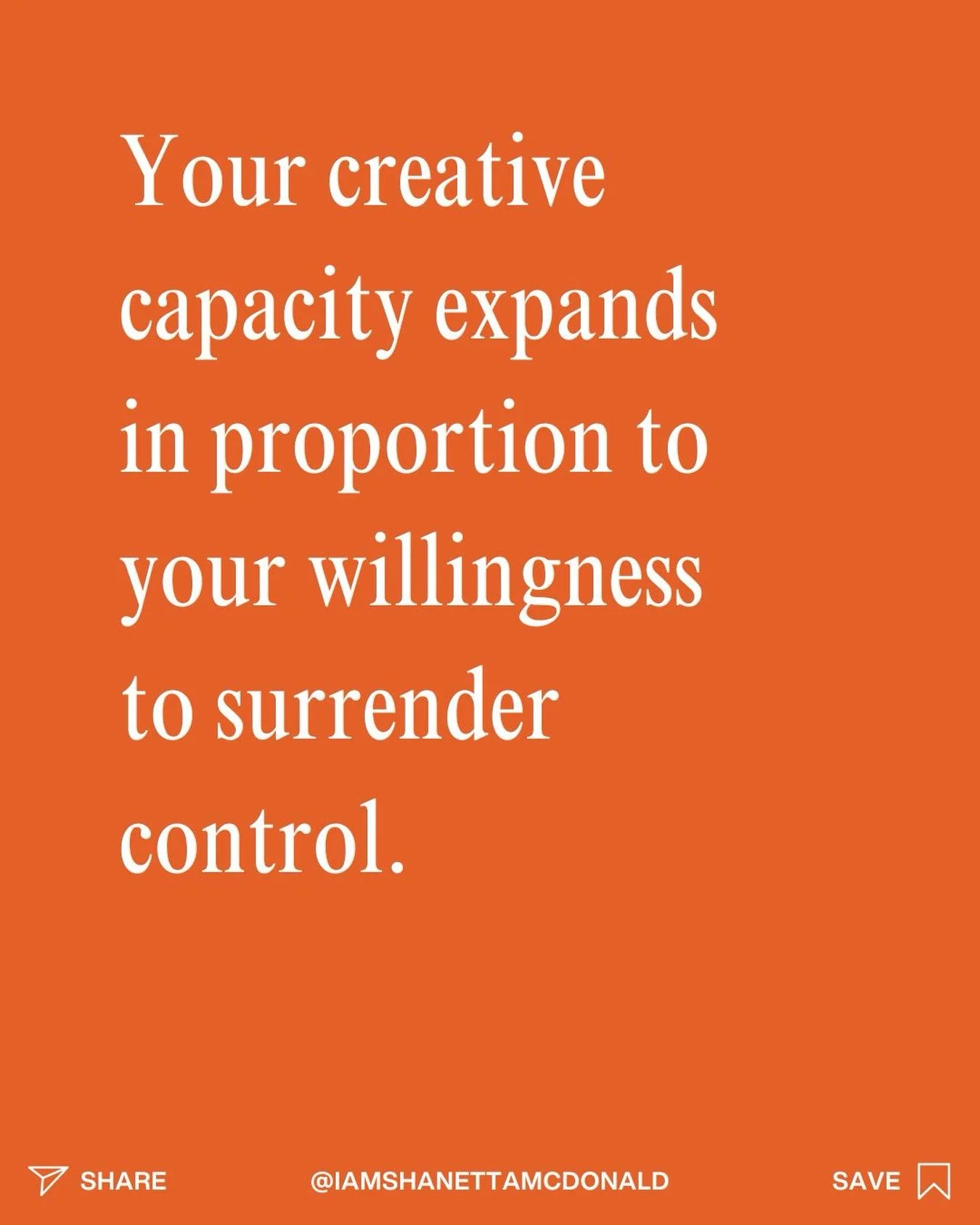Just about every woman I work with wants to tap into her creativity more but struggles to find the time and energy. But creativity doesn&rsquo;t respond to force.

It opens when you feel safe enough to release control, to experiment, and to not know 