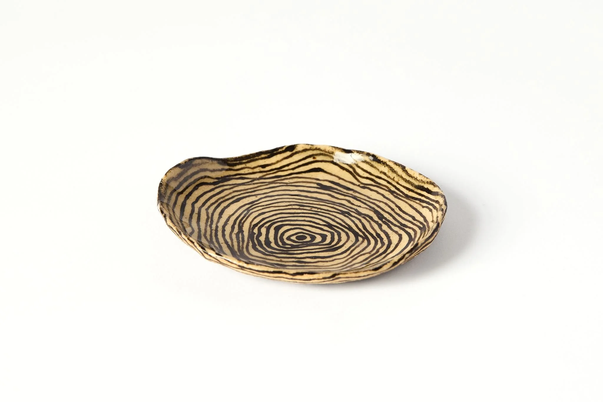 Glossy Stripe Trinket Dish (MADE TO ORDER)