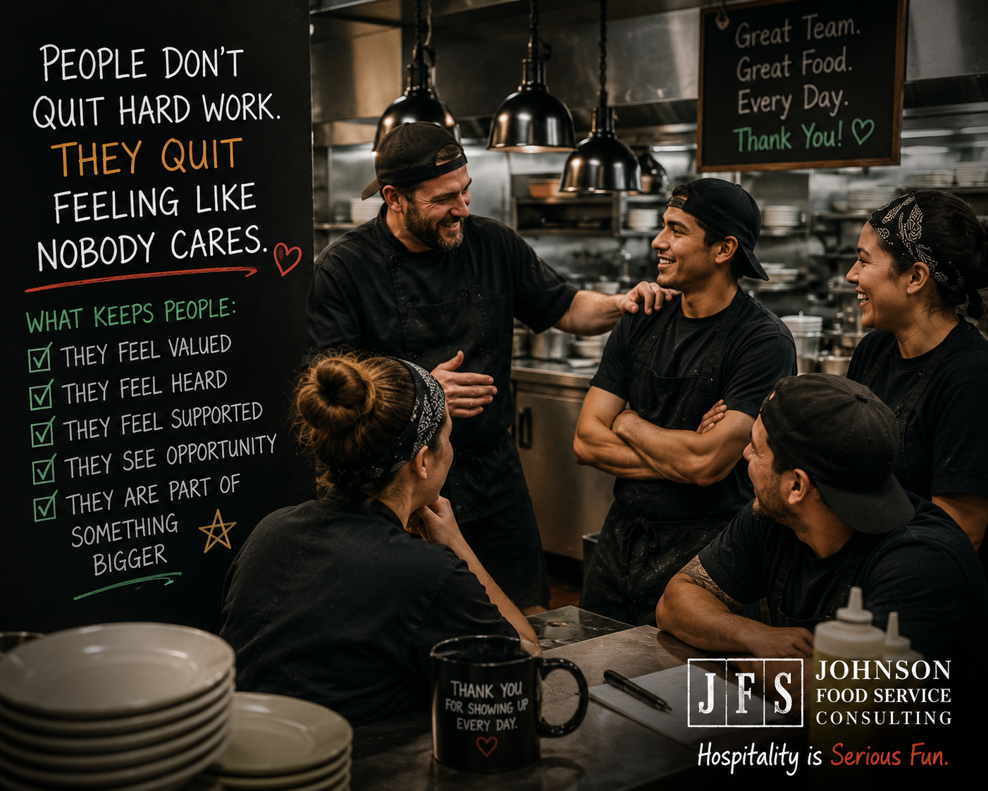 People Don't Quit Hard Work. They Quit Feeling Like Nobody Cares.