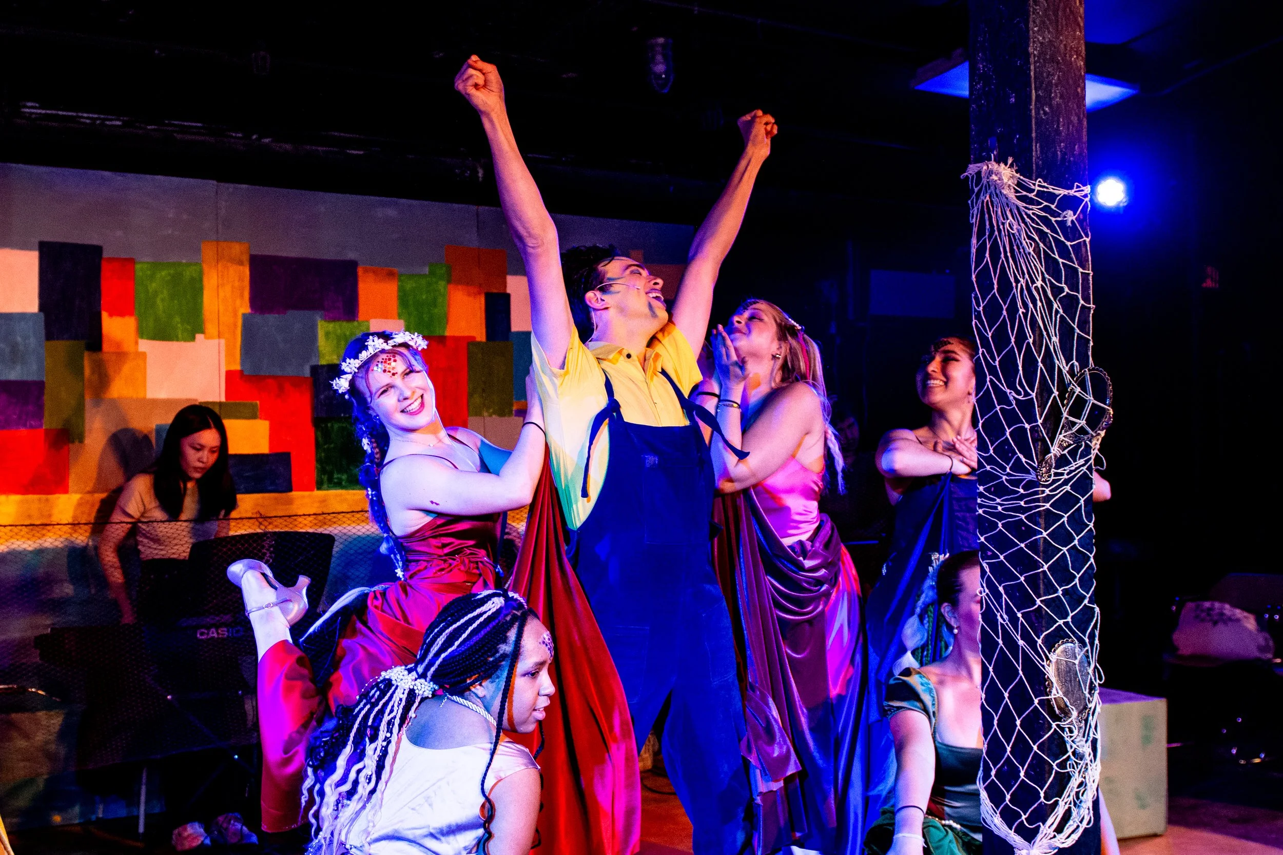 Alex as Flounder in The Little Mermaid
