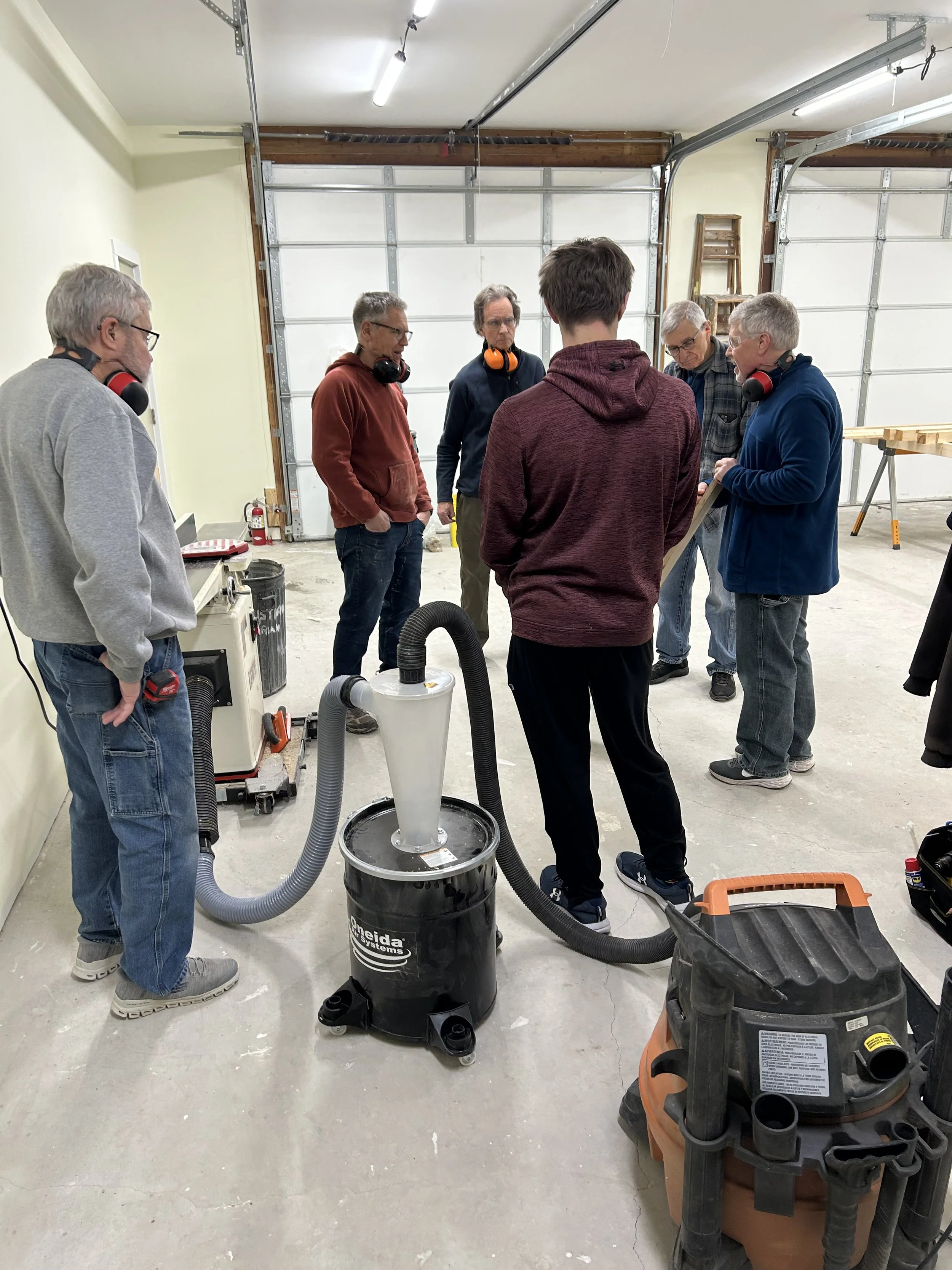 Group of woodworkers