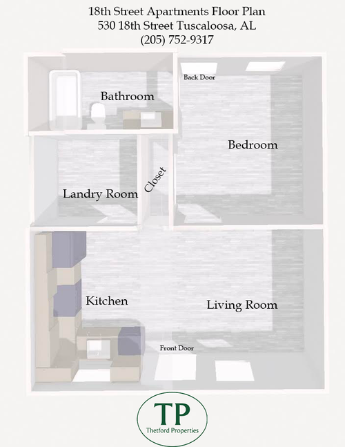 18th Street Apartments floor plan