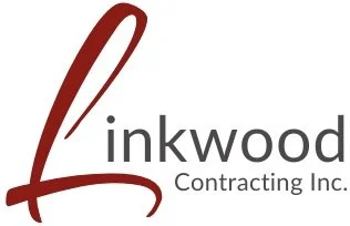 Logo for Linkwood Contracting Inc. with a stylized red 'L' and gray text.