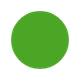 Green circle shape