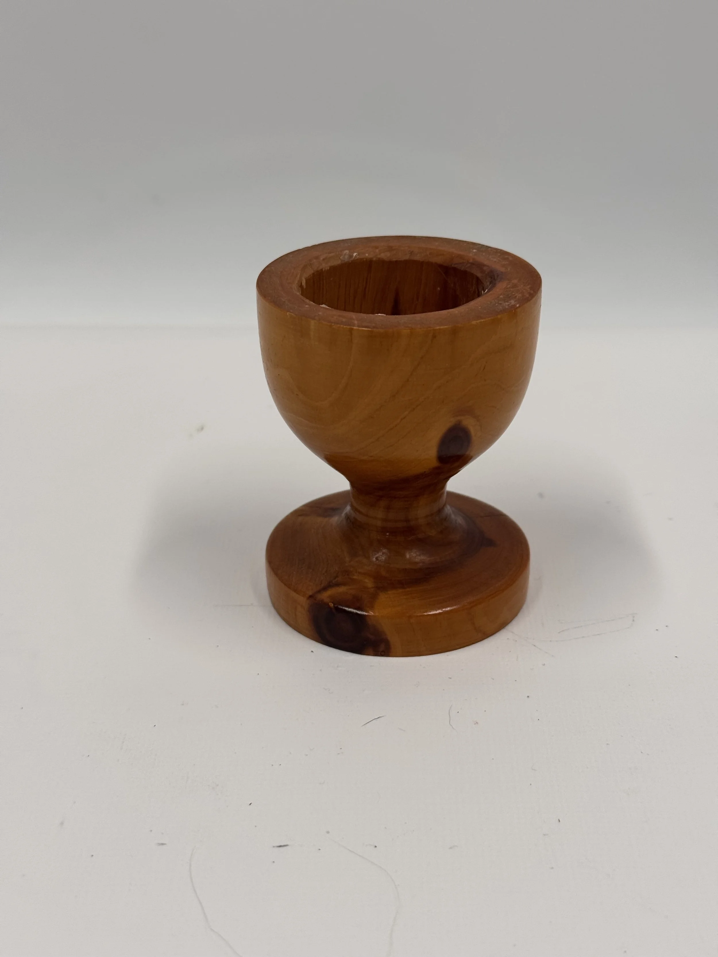 3" Hand Turned Wooden Goblet