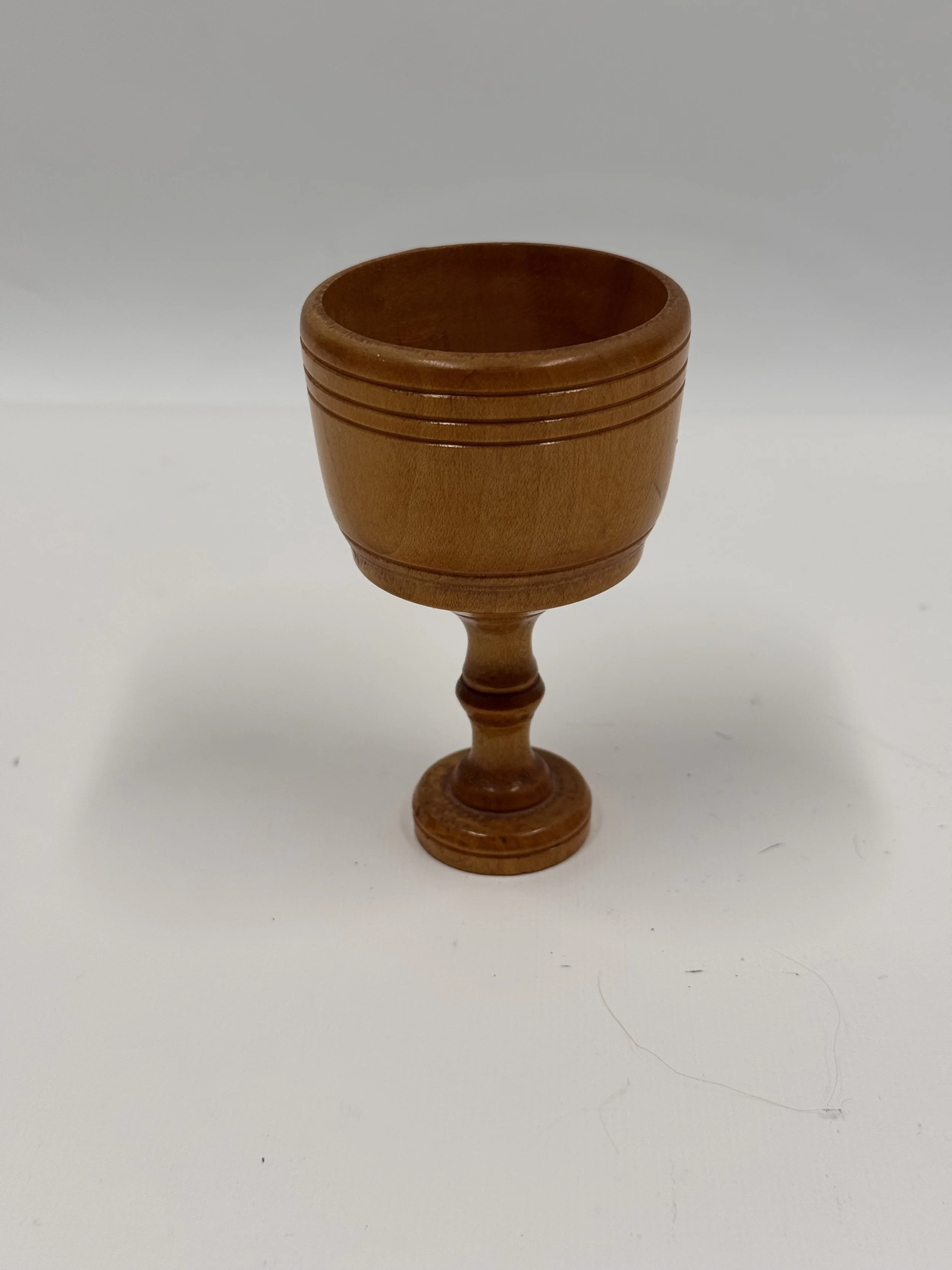 4" Hand Turned Wooden Goblet