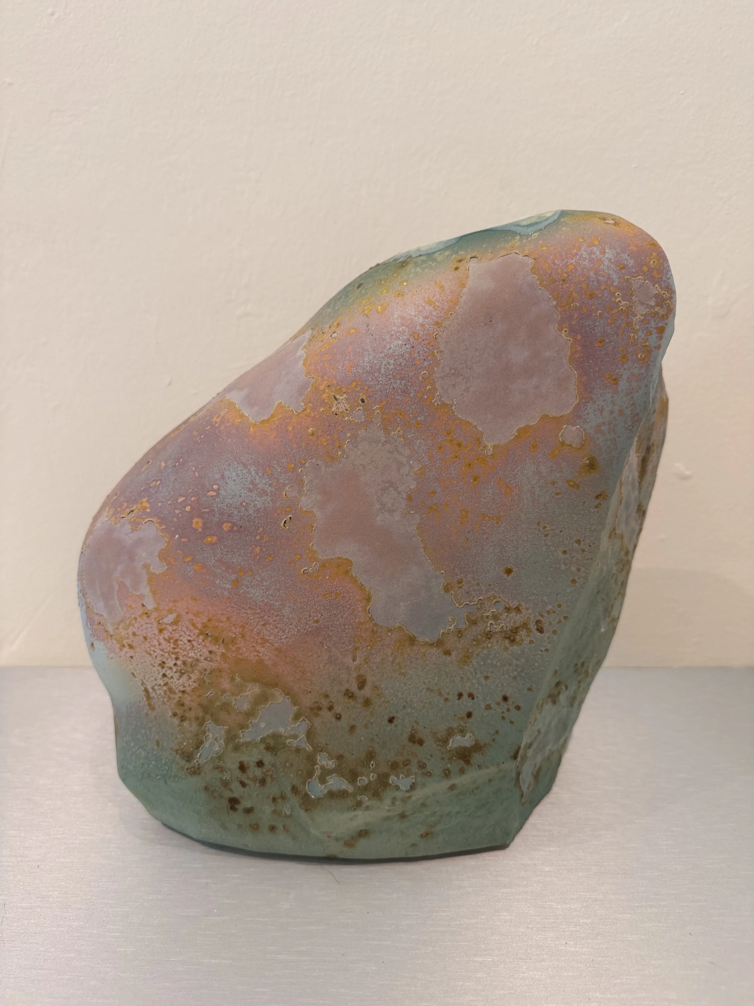 Tony Evans Raku Vessel | 1962