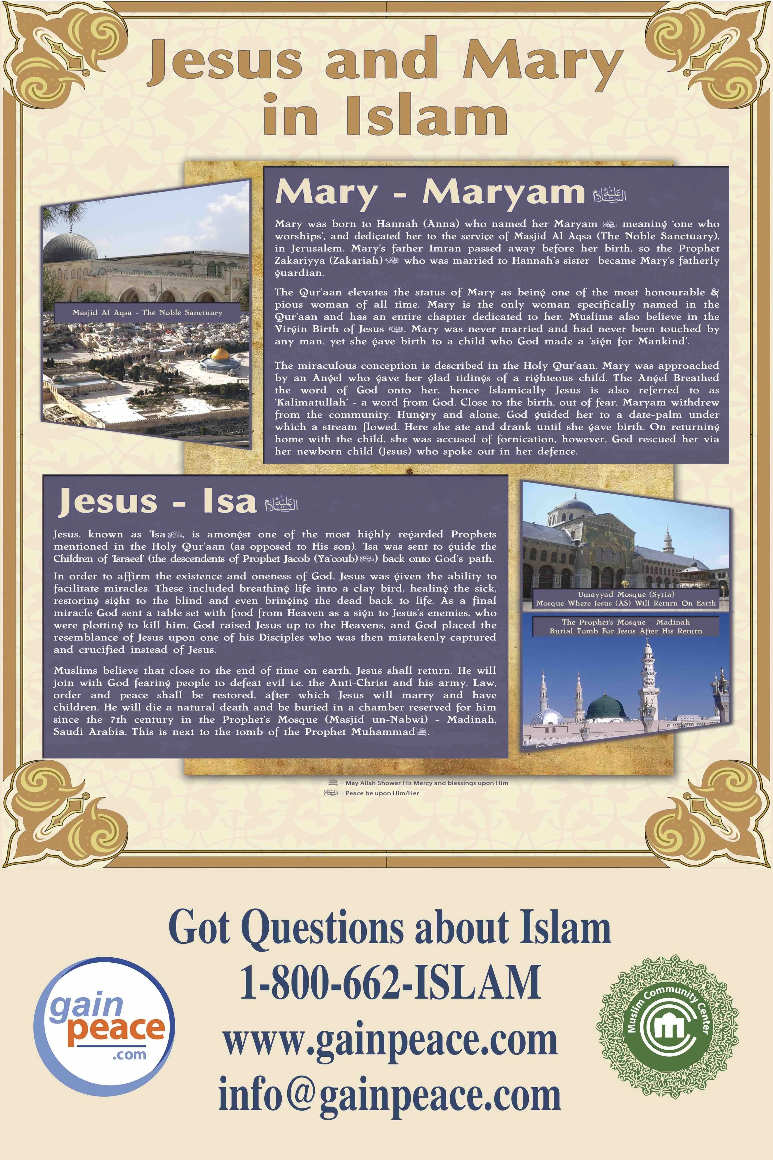 Jesus & Mary in the Quran