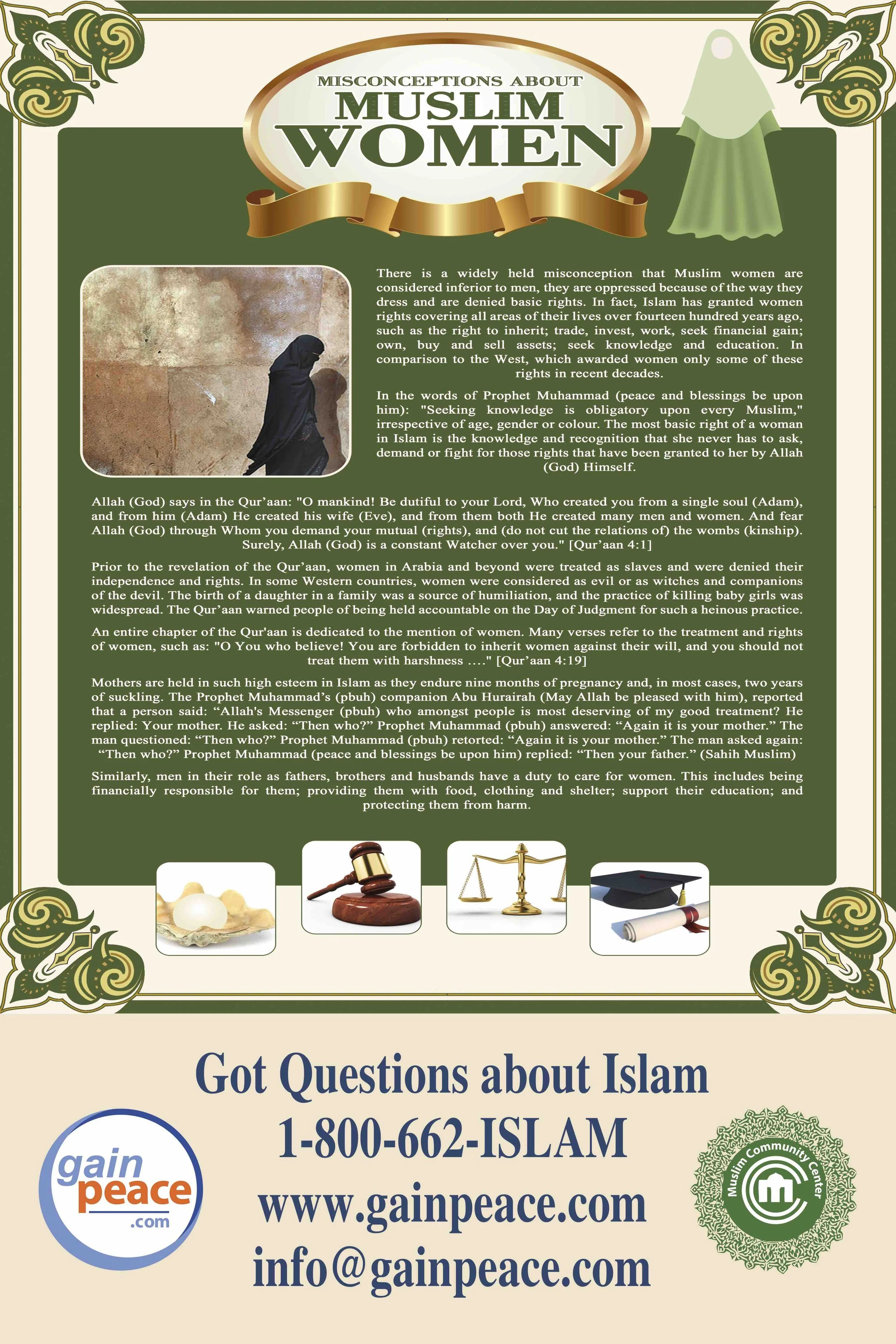 Misconceptions about Muslim Women