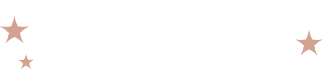 Text stating 'Rebecca Rozelle Pressnall' with decorative stars on a black background.