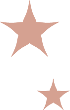 Two pink five-pointed stars on a black background