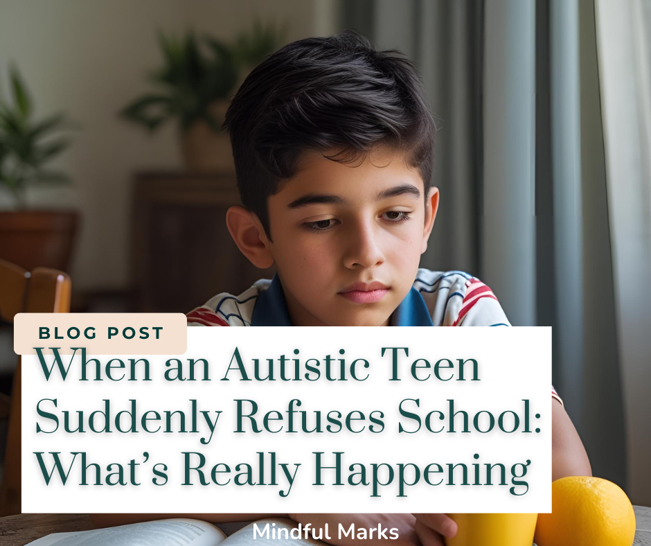 When an Autistic Teen Suddenly Refuses School: What’s Really Happening