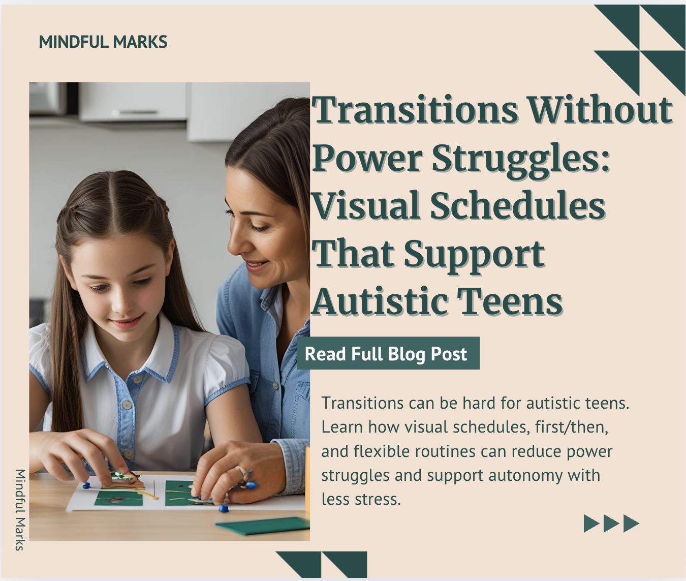 Transitions Without Power Struggles: Visual Schedules That Support Autistic Teens