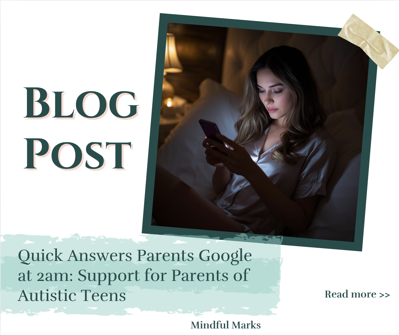 Support for Parents of Autistic Teens