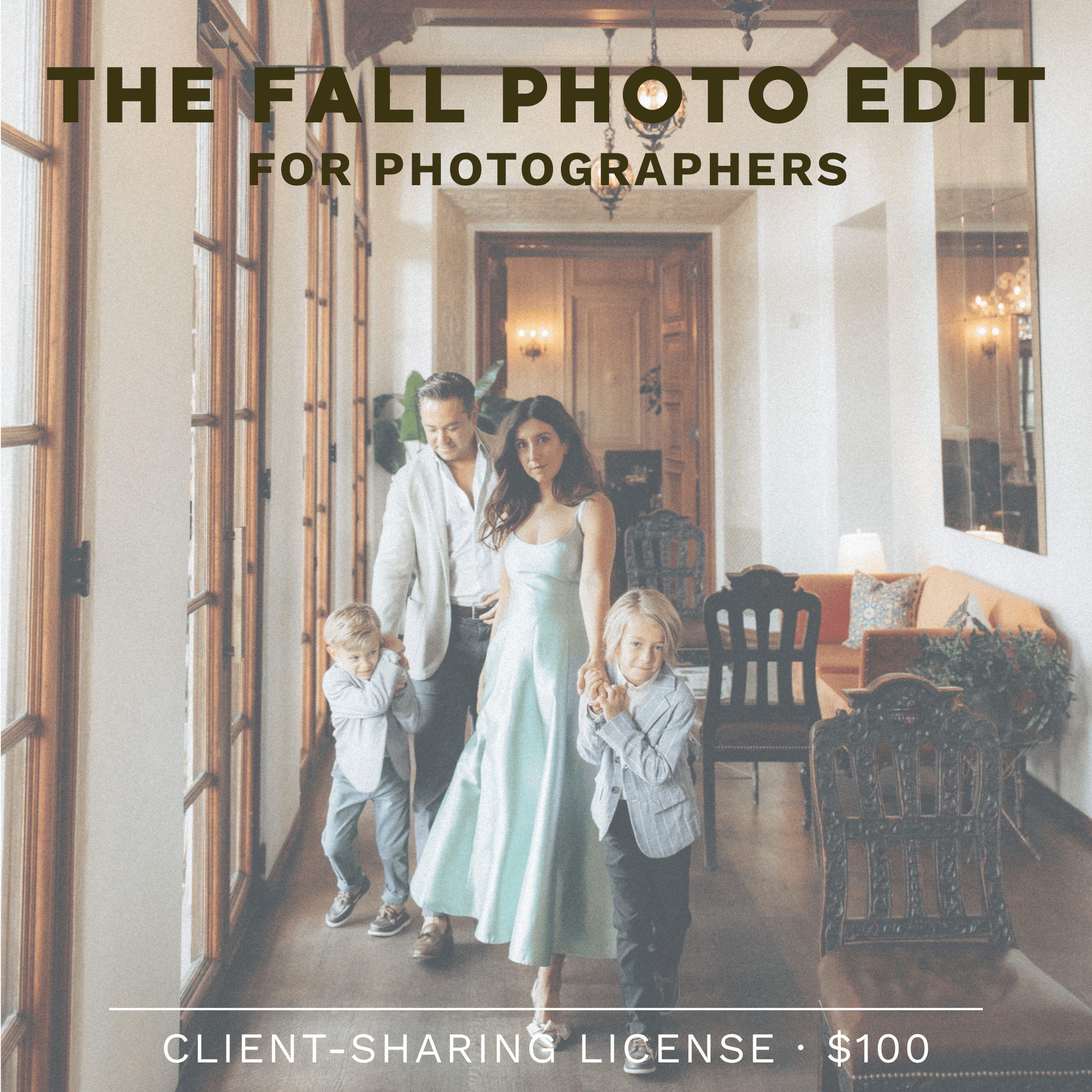 THE FALL PHOTO EDIT - FOR PHOTOGRAPHERS