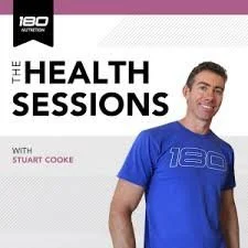 Cover image for 'The Health Sessions' featuring Stuart Cooke, with the show's title and episode branding.