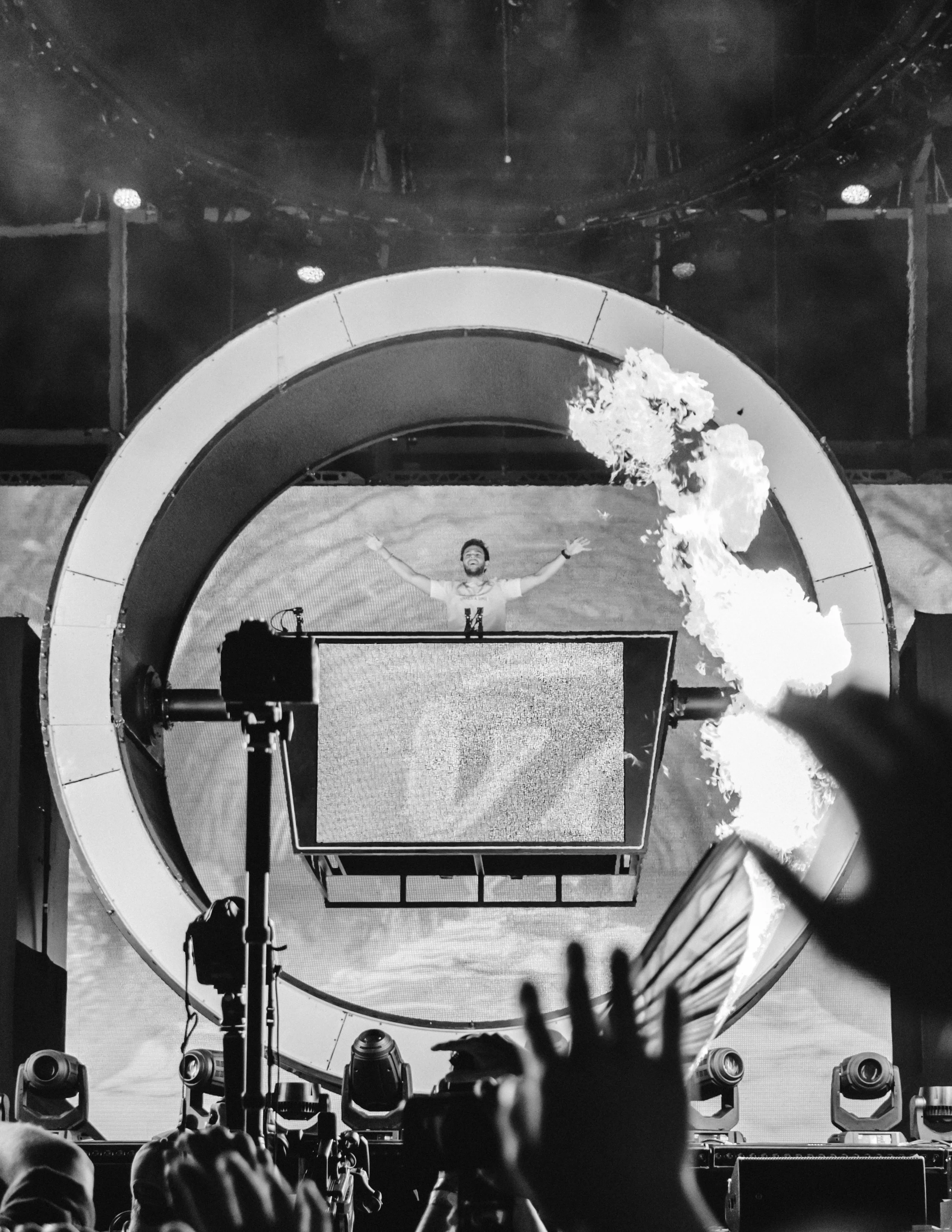 During Zedd's Set