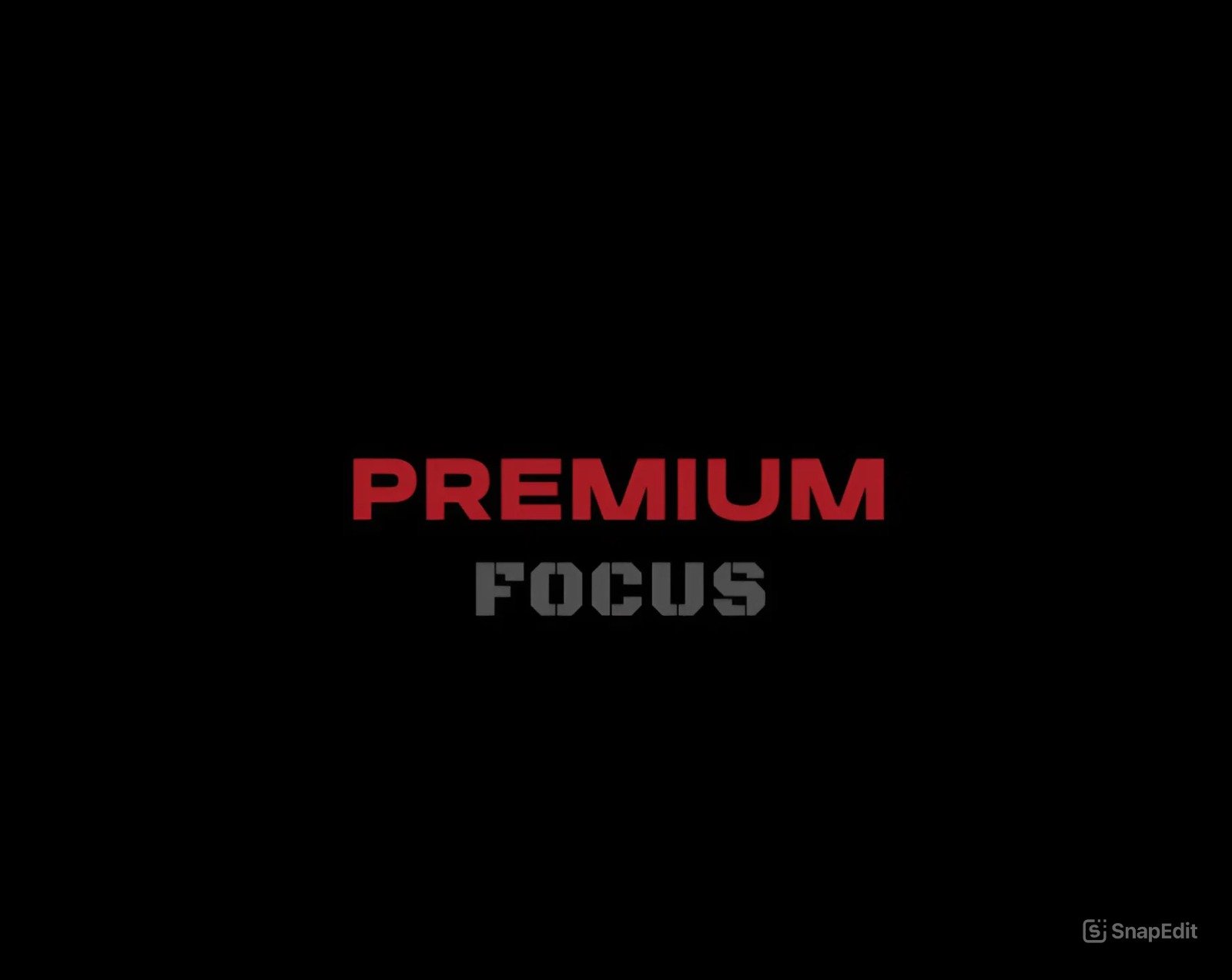Premium Focus