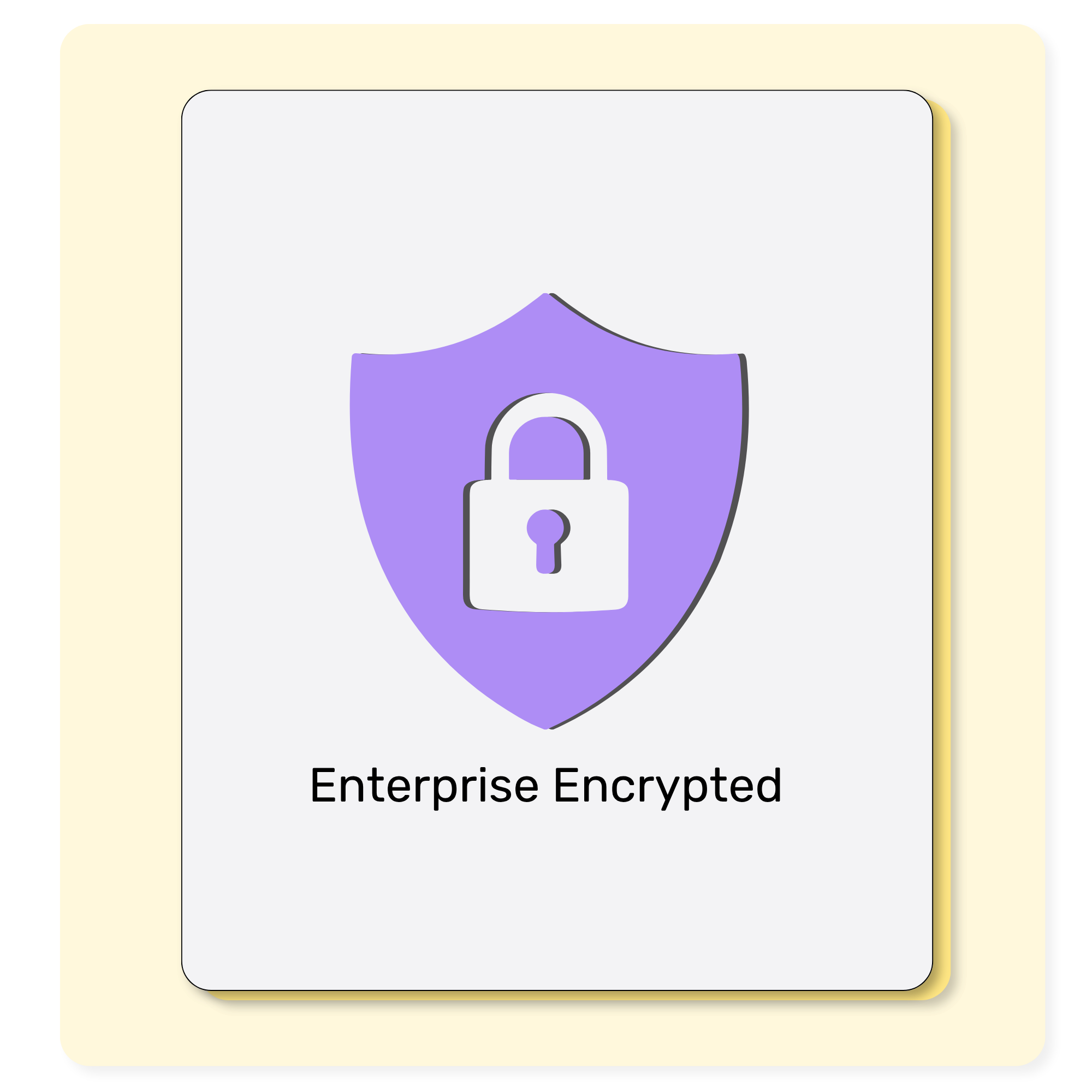 Lock representing how Maxwell has enterprise encryption