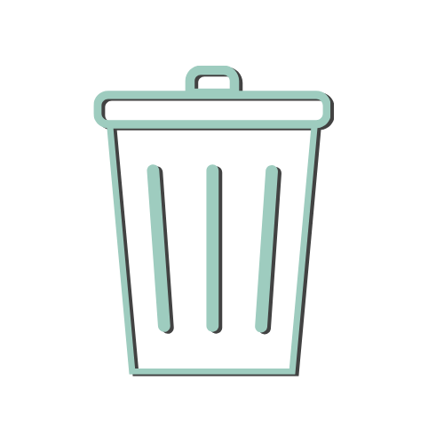 waste can representing the waste in people investments