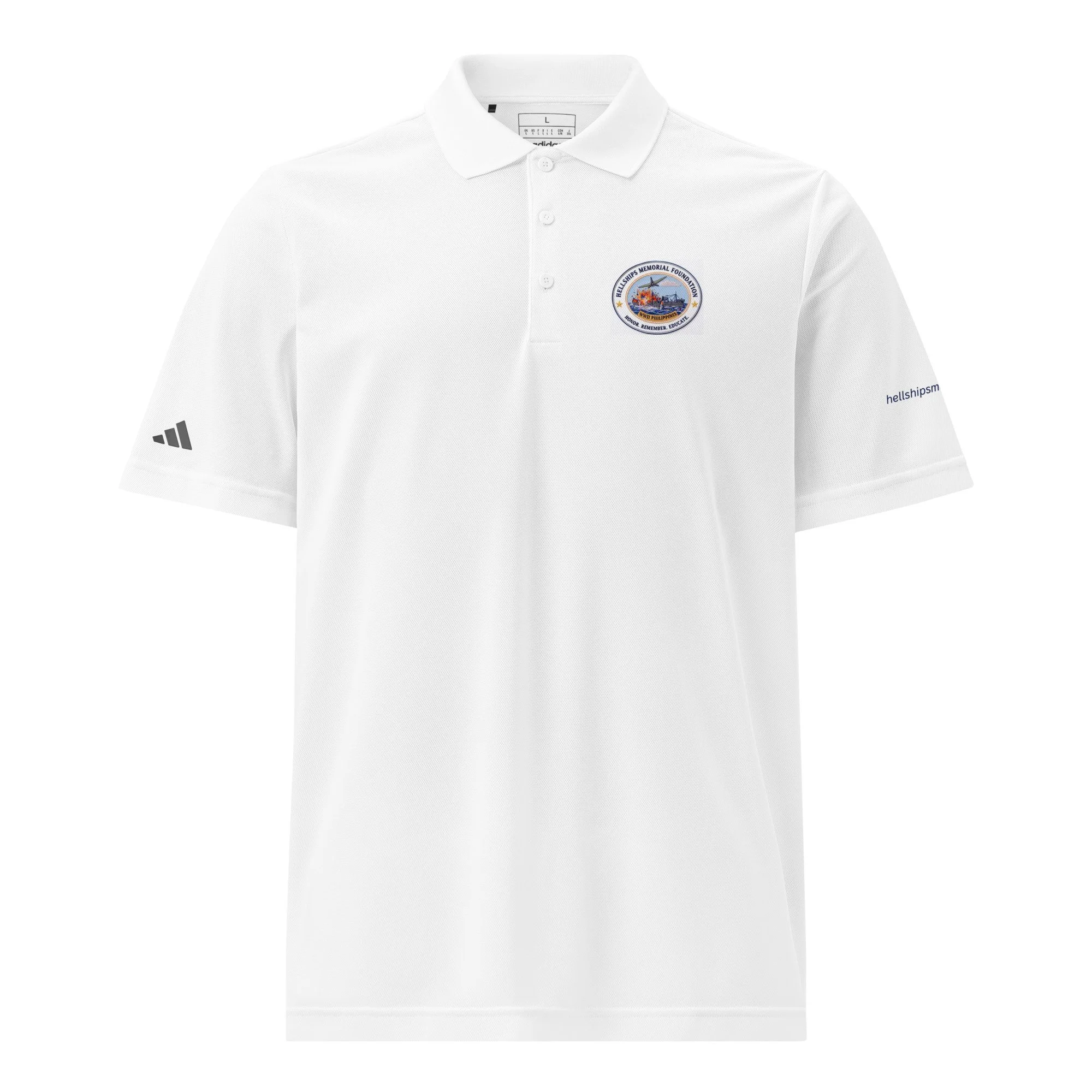 Hellships Memorial adidas sport polo