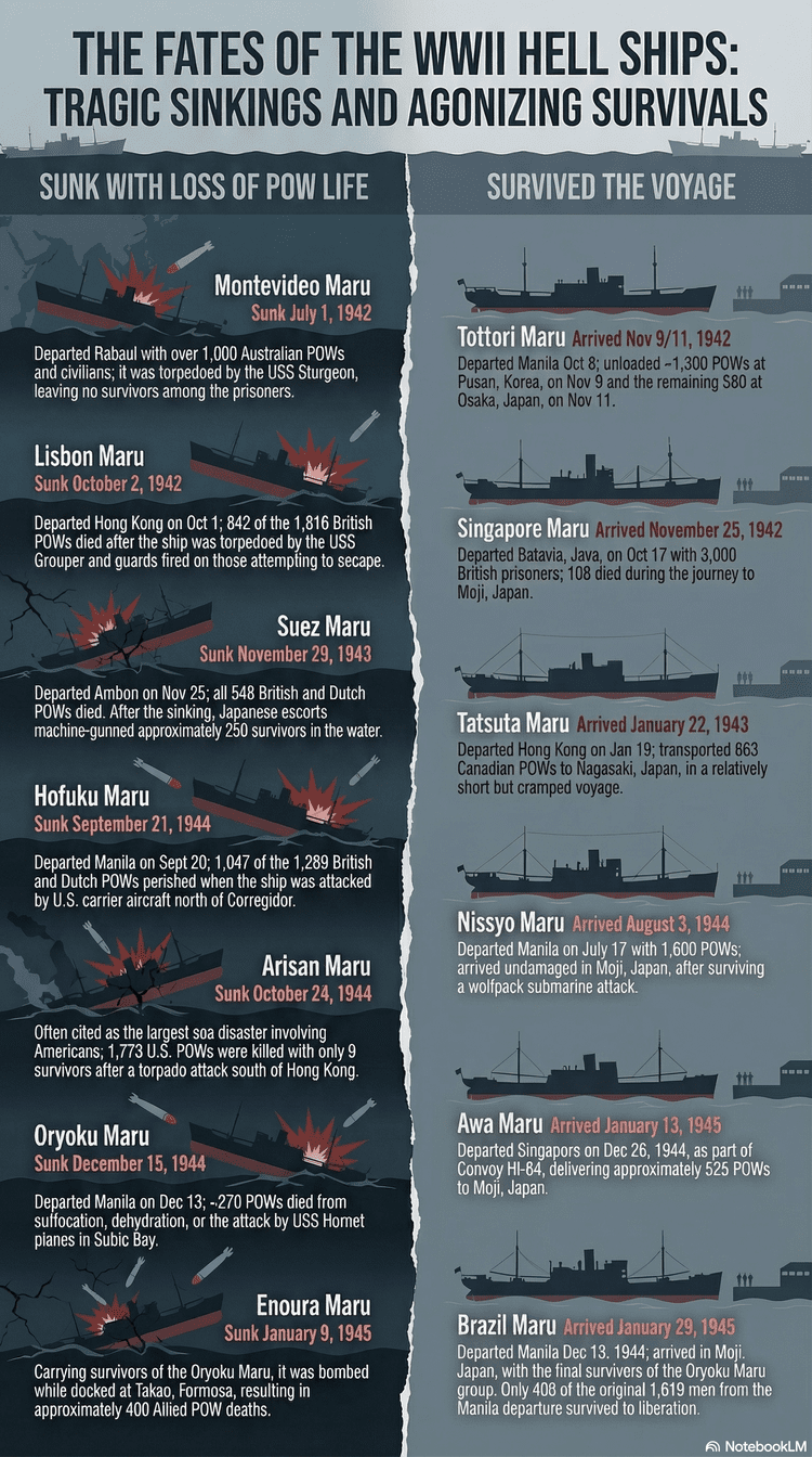 What Were Hellships? WWII POW Transport Ships Explained
