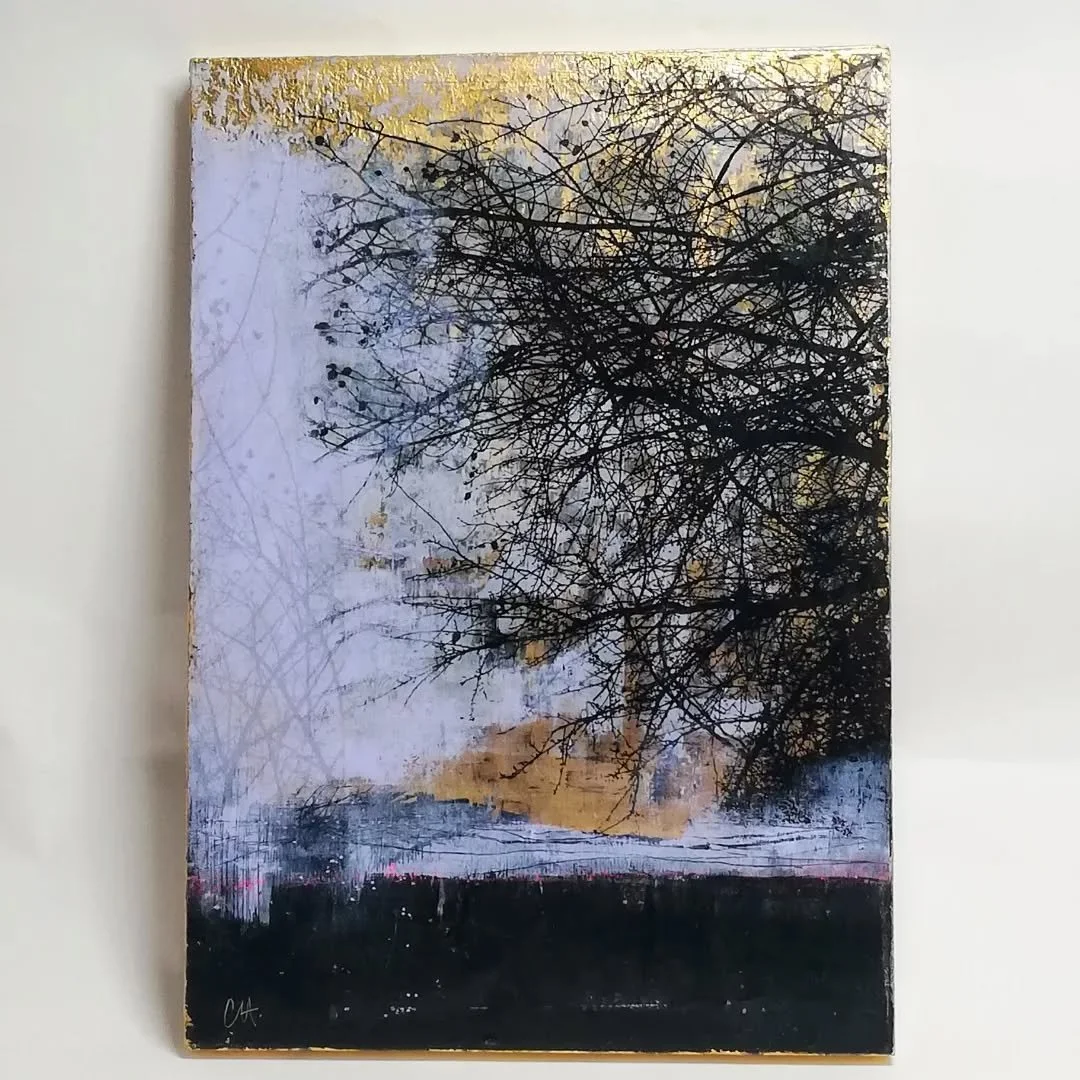 I was very excited to find out last week that my painting 'All a Tangle' has been selected as part of the Tarpey Open 25 exhibition @tarpeygallery, starting on 30th August. 
Feeling quite star-struck about all my artist heroes who are in the exhibit