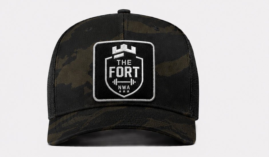 Midnight Camo Trucker Hat Front.jpg