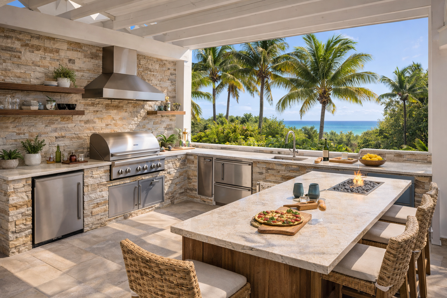 Outdoor Kitchen Cost in Florida (Pricing Guide)