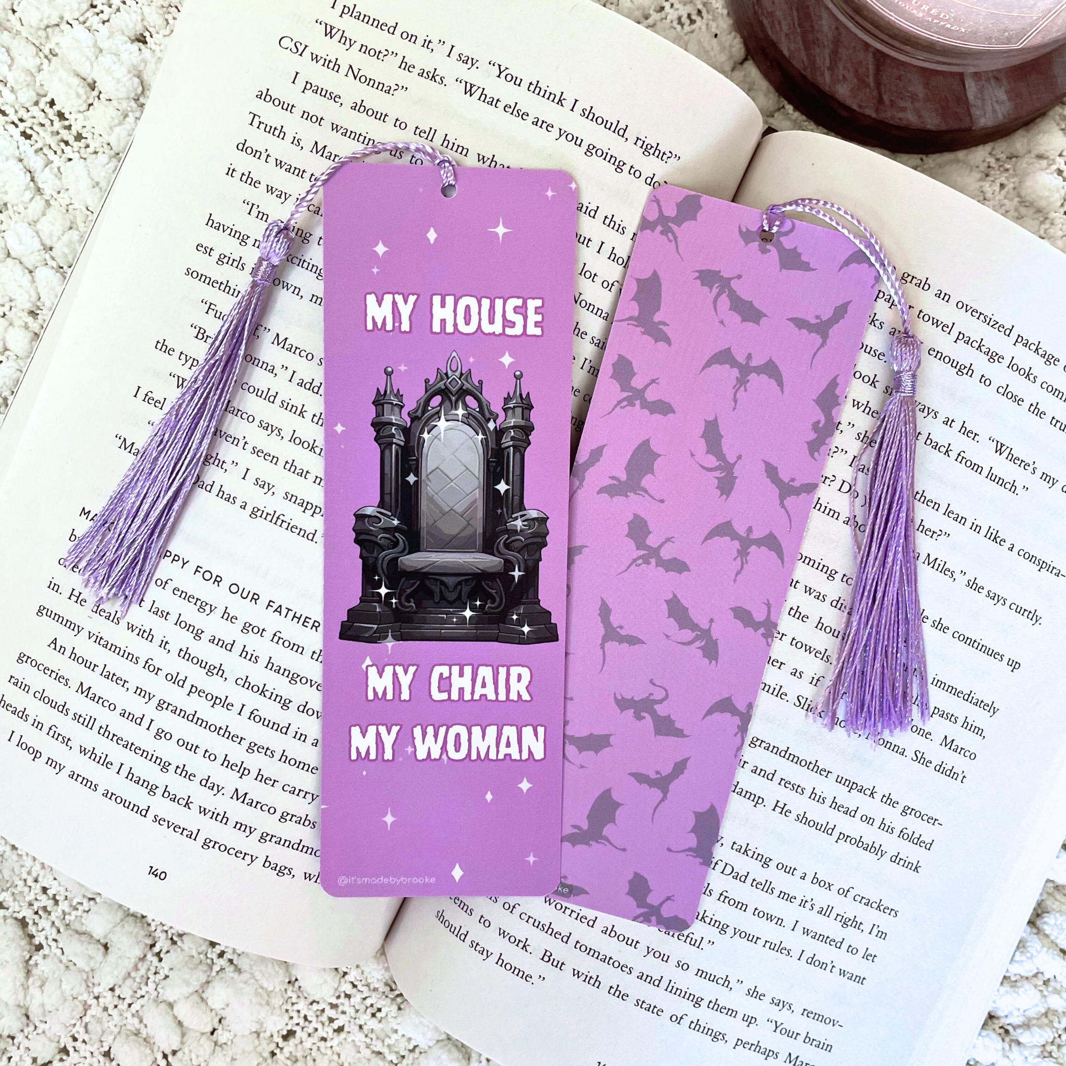 Iron Flame Throne Quote | BOOKMARK