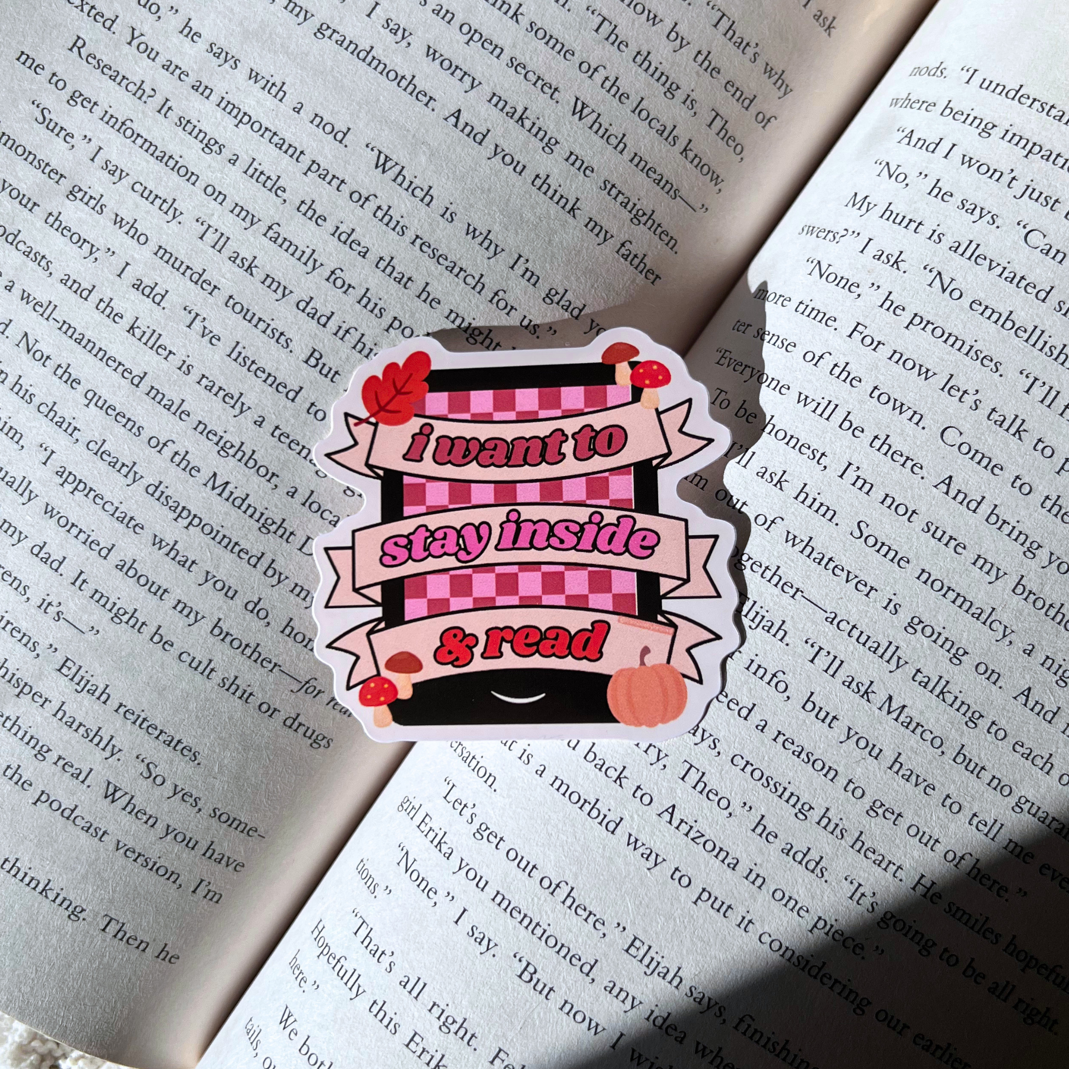 Stay Inside & Read | STICKER