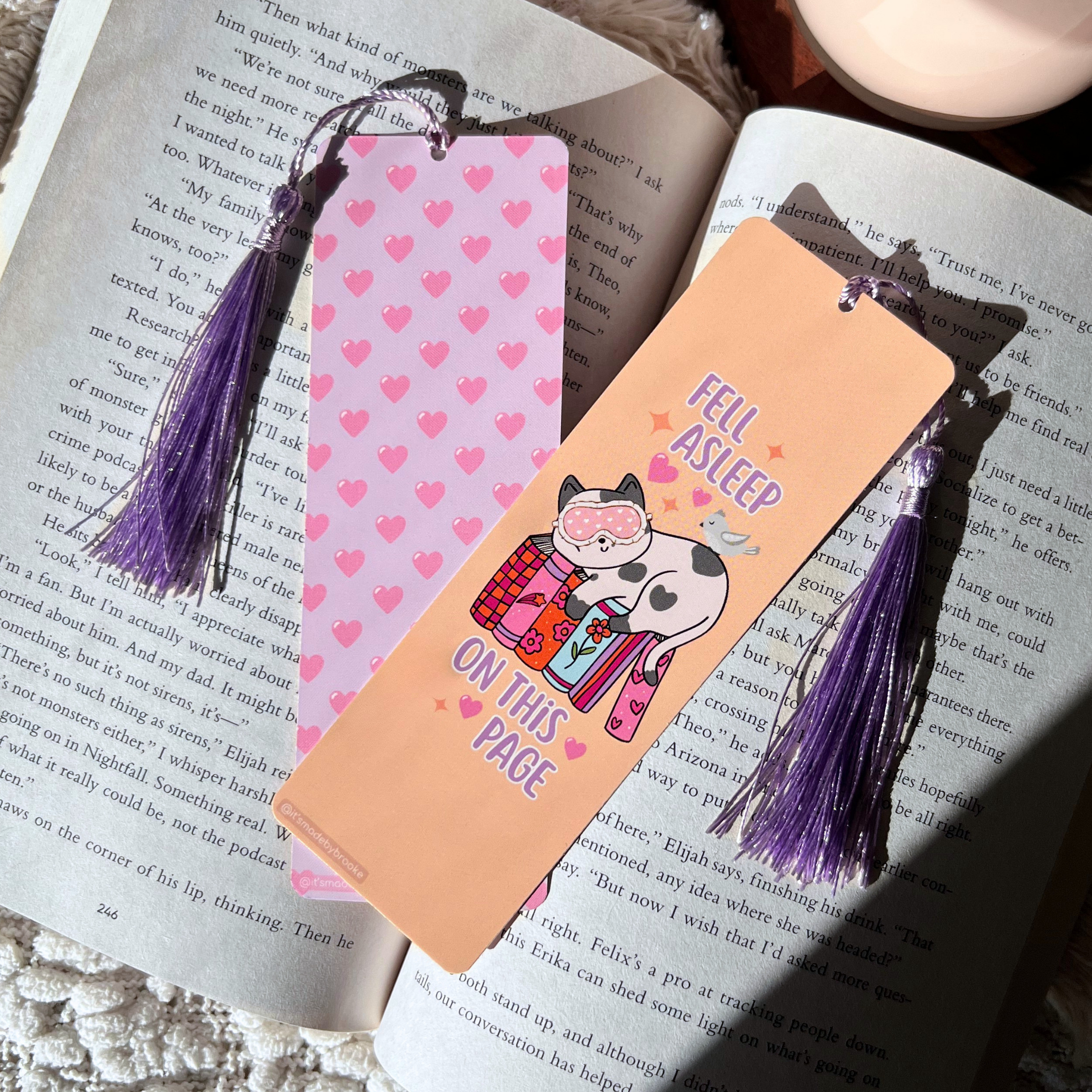 Fell Asleep On This Page | BOOKMARK