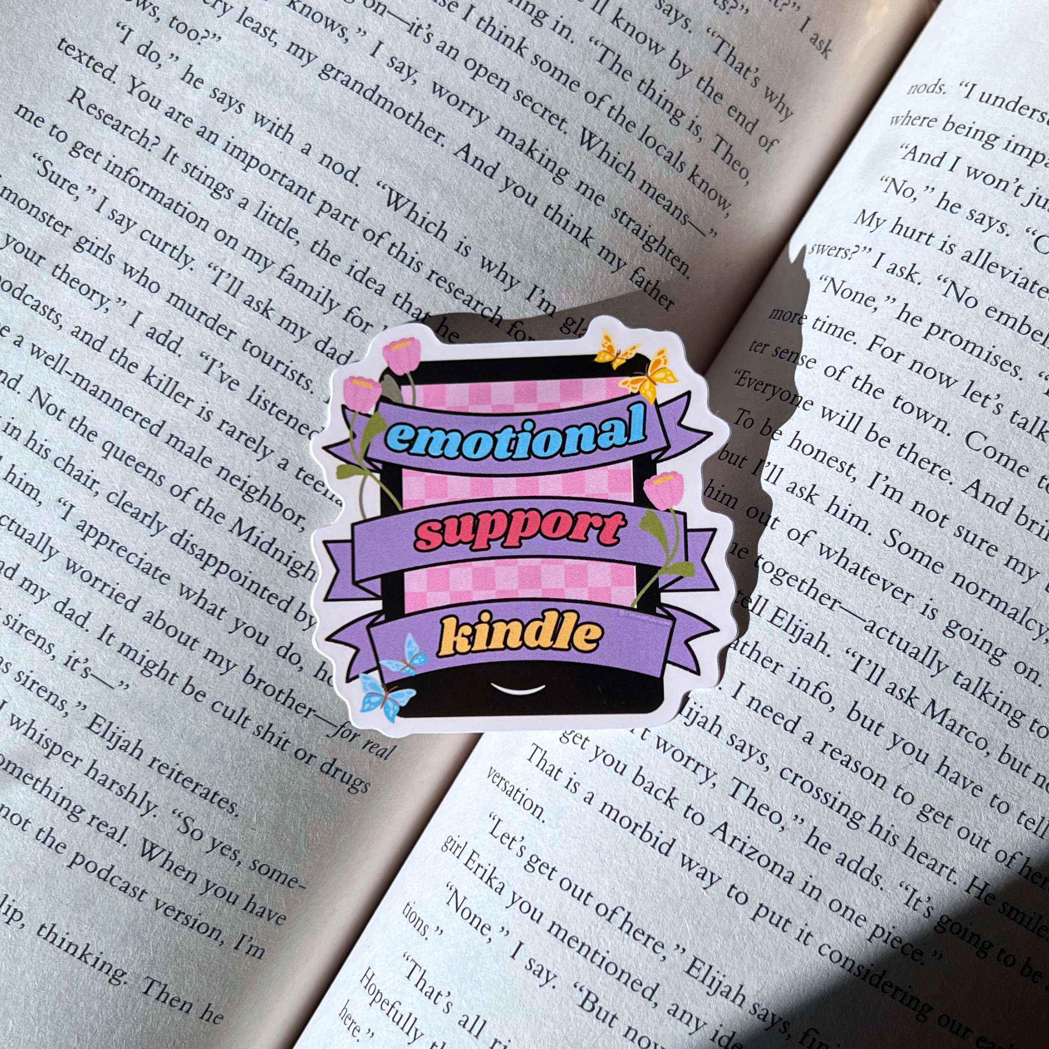 Emotional Support Kindle | STICKER