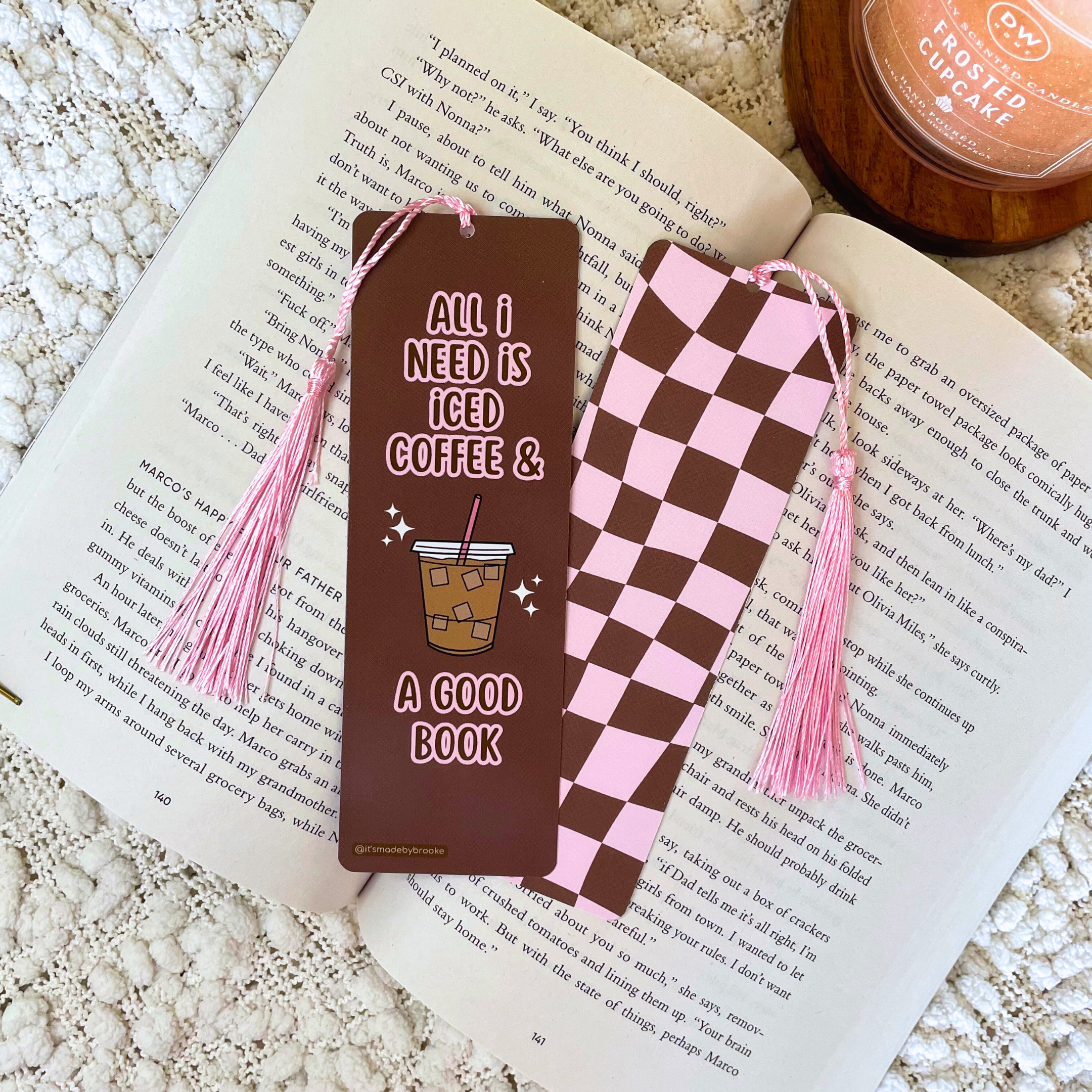 Iced Coffee & A Good Book | BOOKMARK