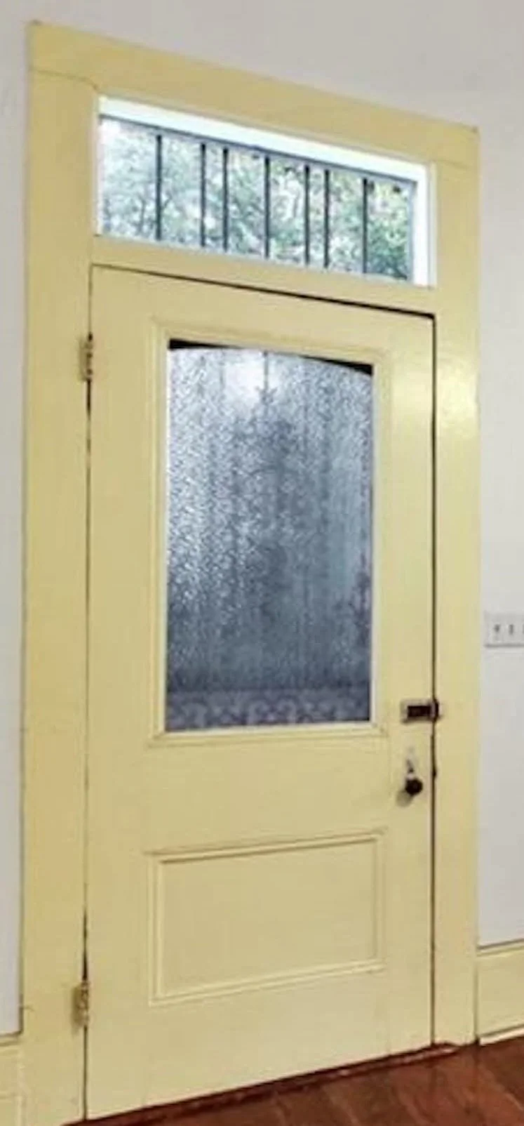 Door before restoration